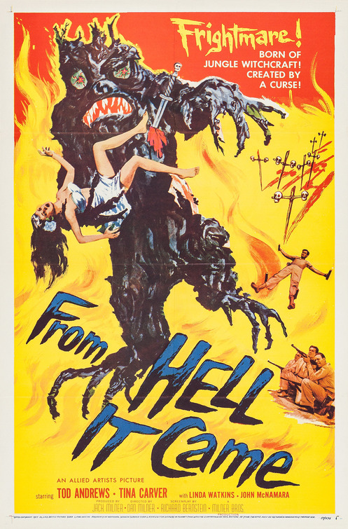 From Hell It Came Movie Poster