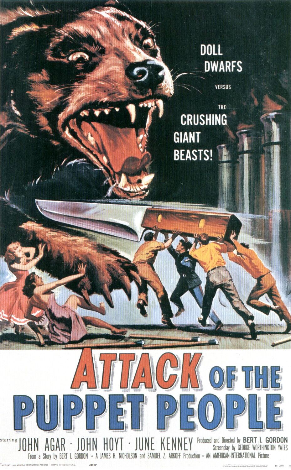 Extra Large Movie Poster Image for Attack of the Puppet People 