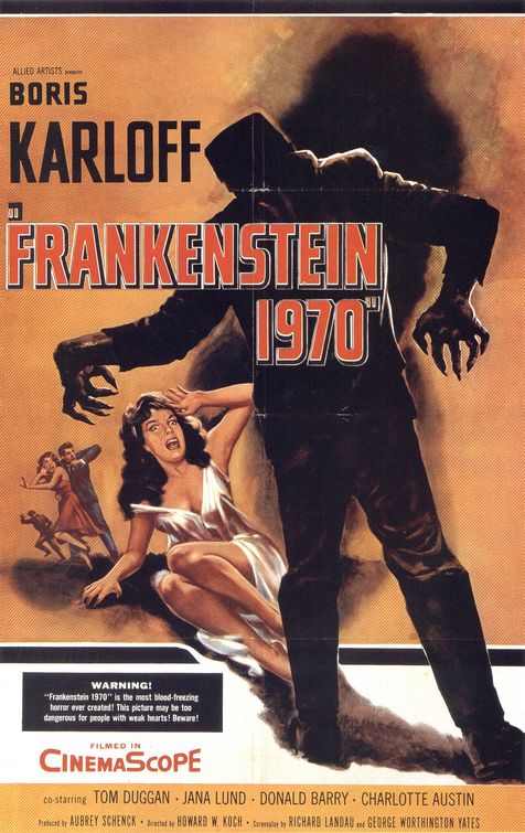 Frankenstein - 1970 Movie Poster