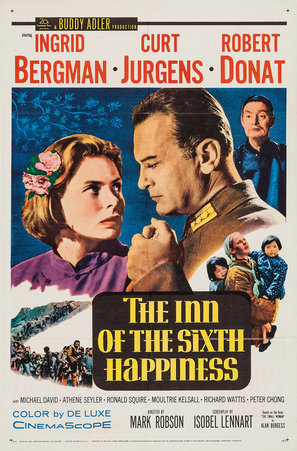 Extra Large Movie Poster Image for The Inn of the Sixth Happiness 