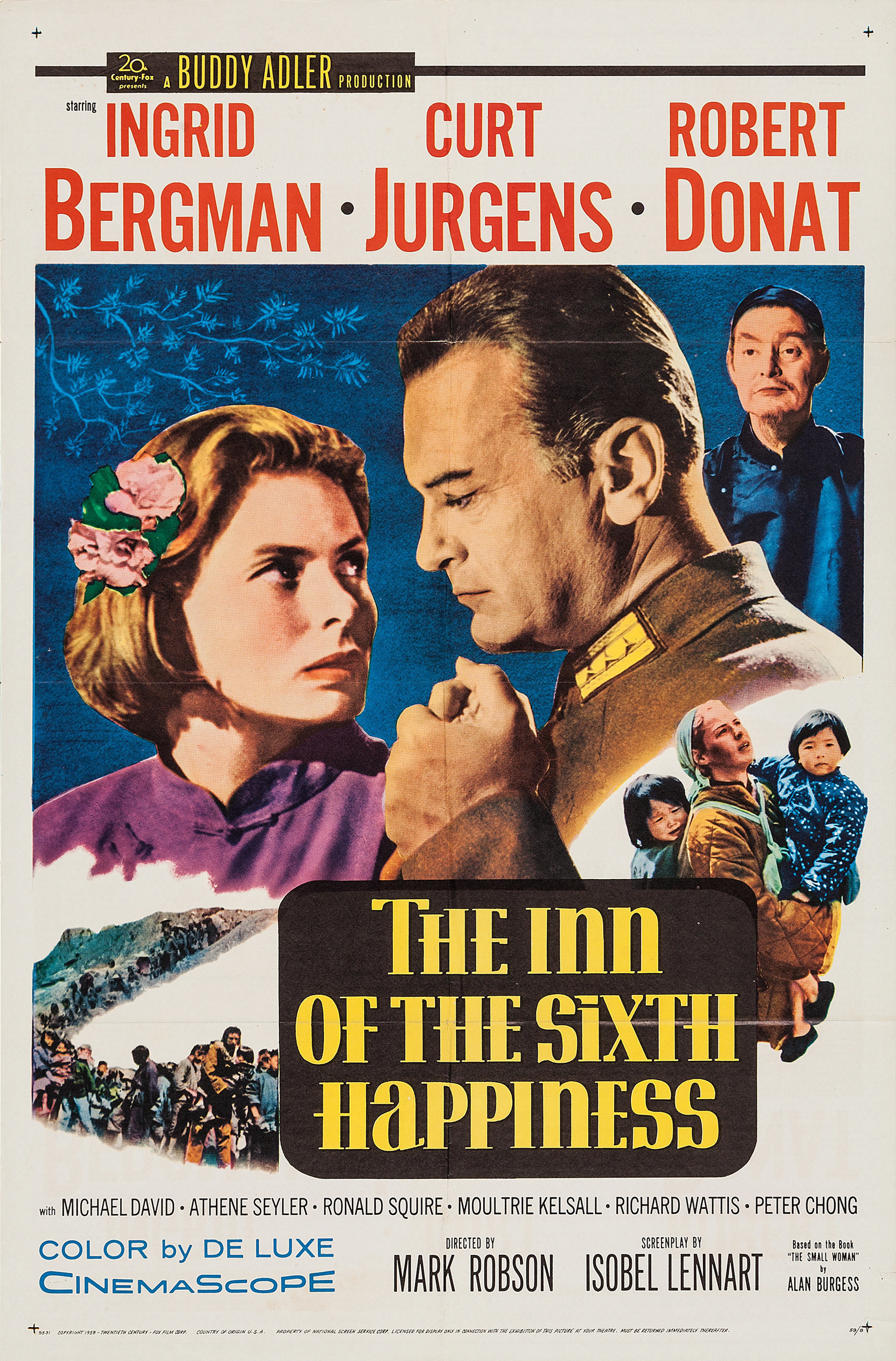 Mega Sized Movie Poster Image for The Inn of the Sixth Happiness 