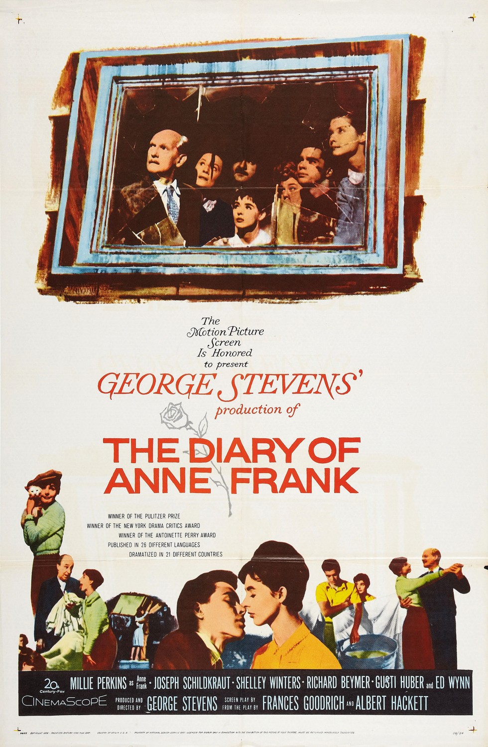 Extra Large Movie Poster Image for The Diary of Anne Frank 