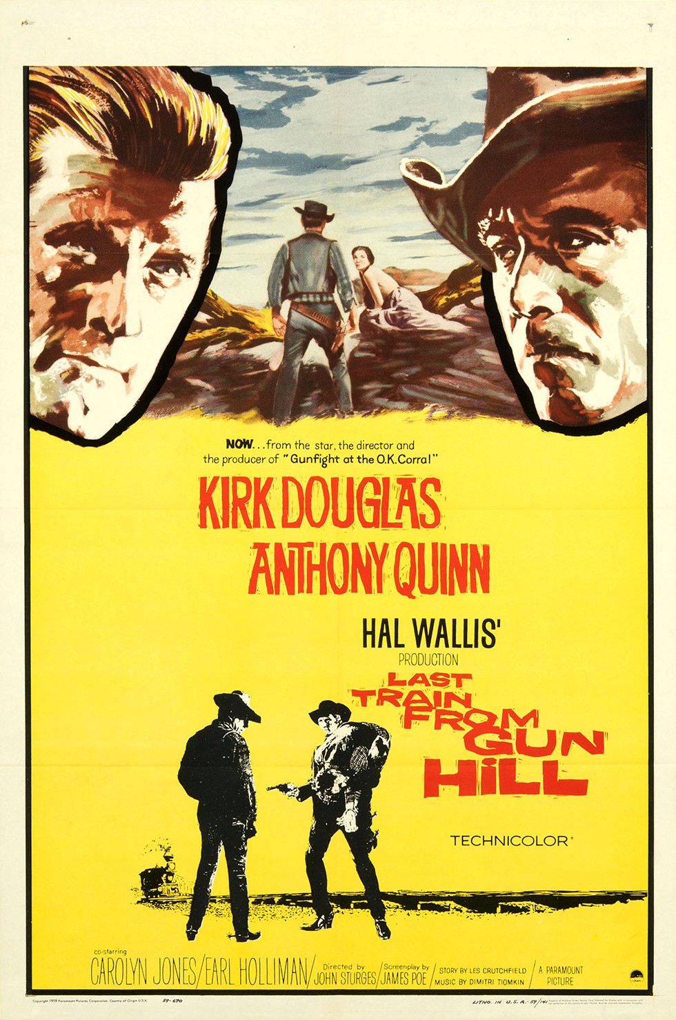 Extra Large Movie Poster Image for Last Train from Gun Hill (#1 of 2)