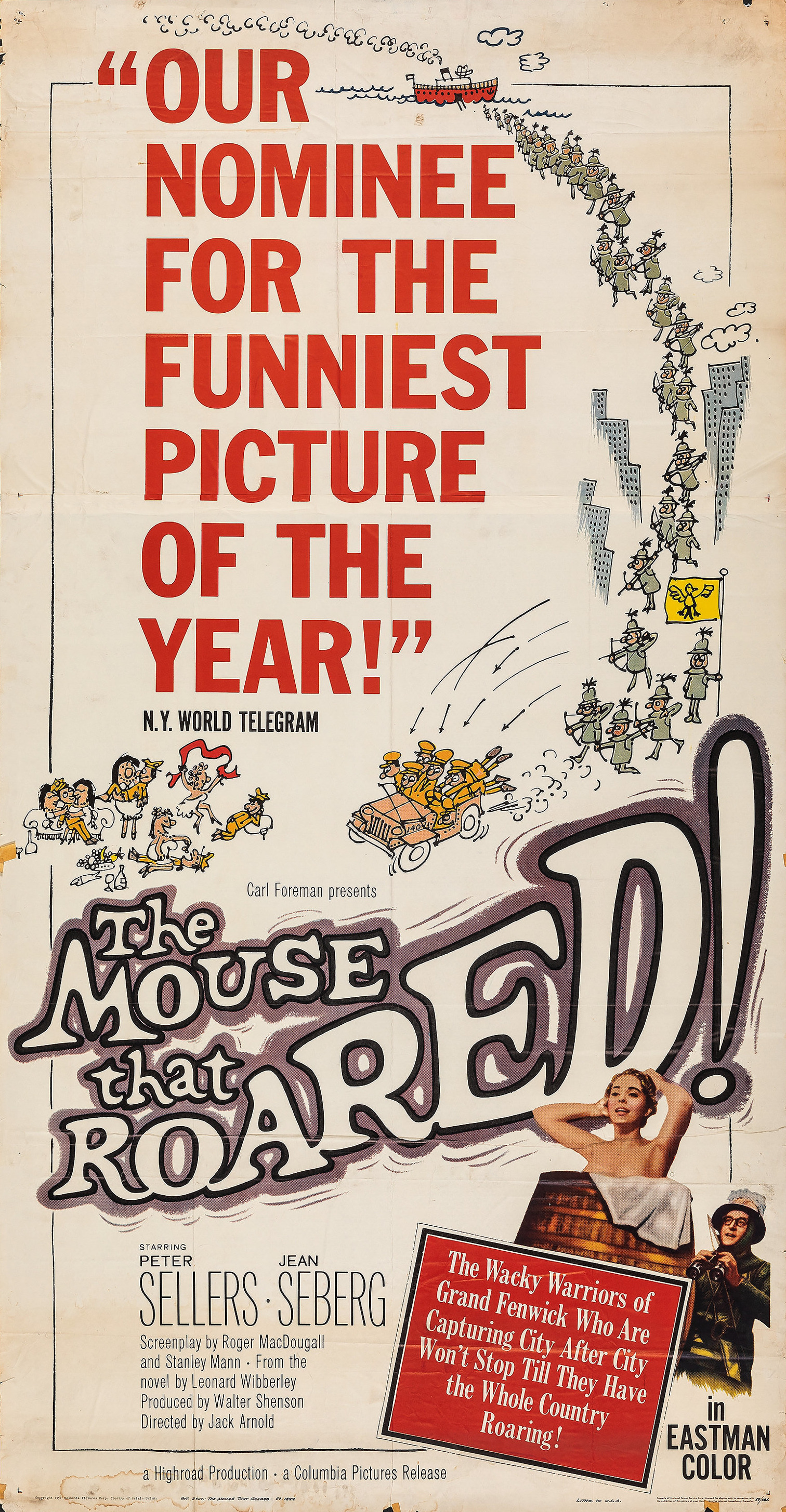 Mega Sized Movie Poster Image for The Mouse That Roared (#2 of 2)