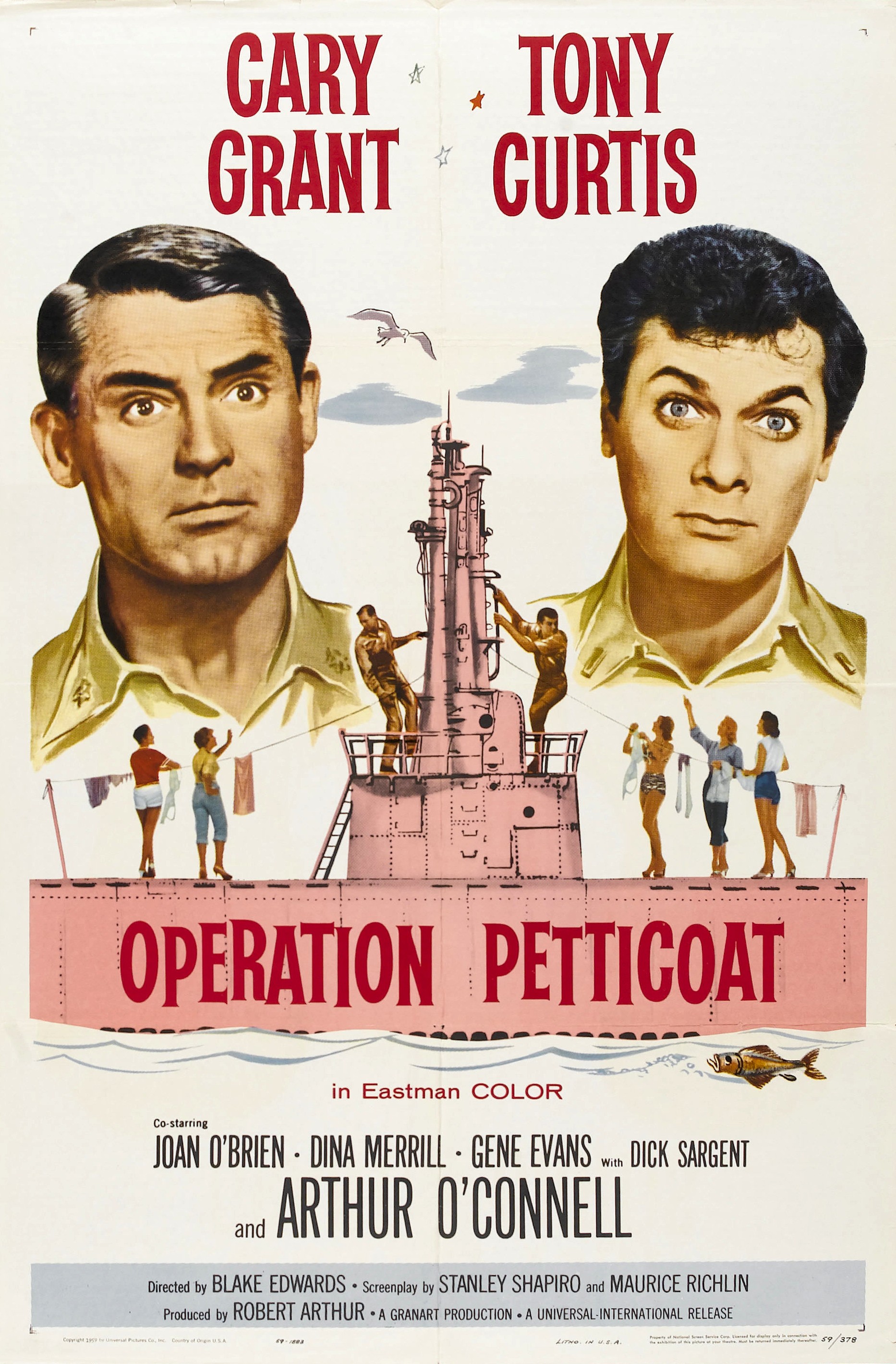 Mega Sized Movie Poster Image for Operation Petticoat (#1 of 2)