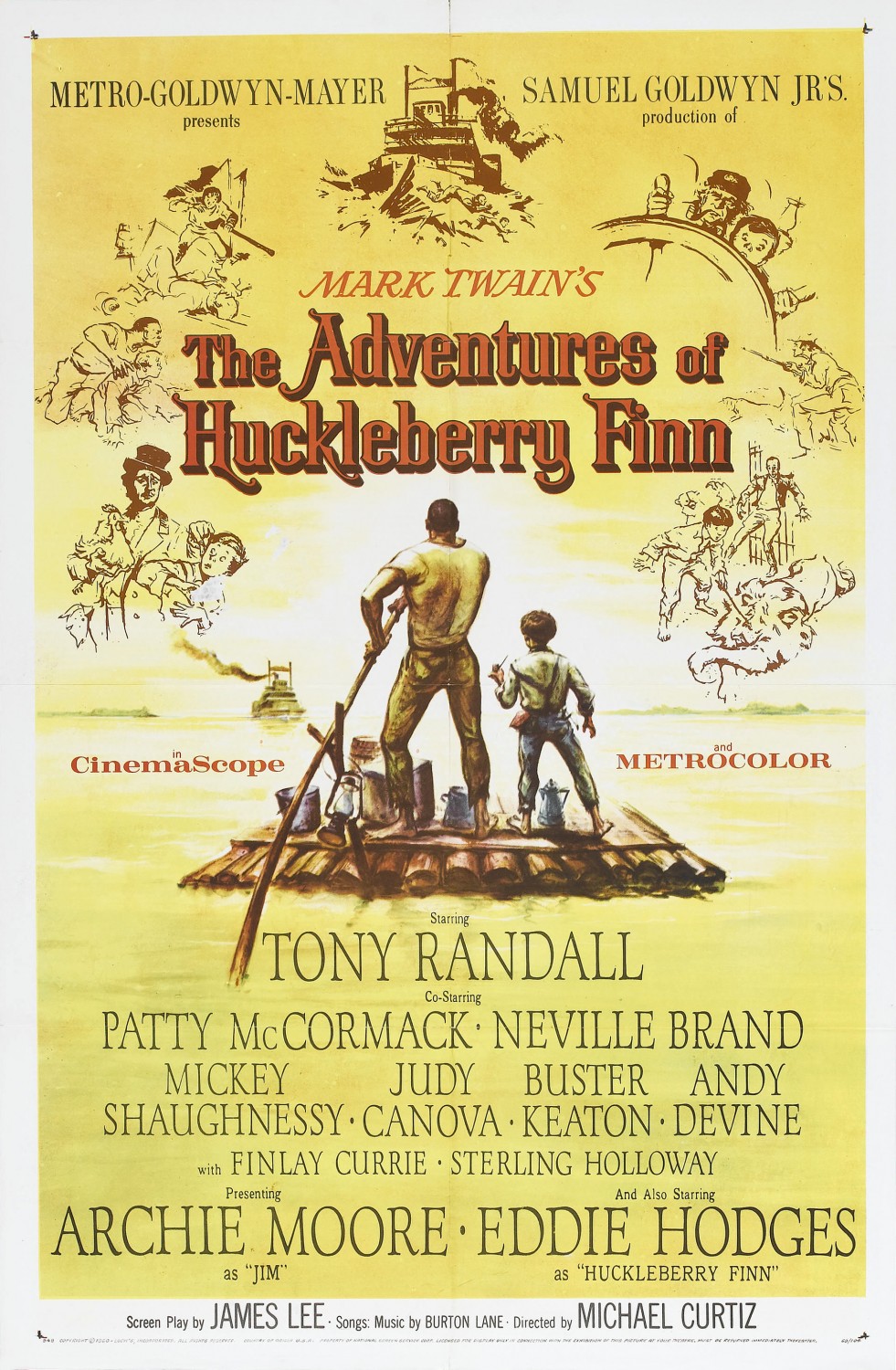 Extra Large Movie Poster Image for The Adventures of Huckleberry Finn 