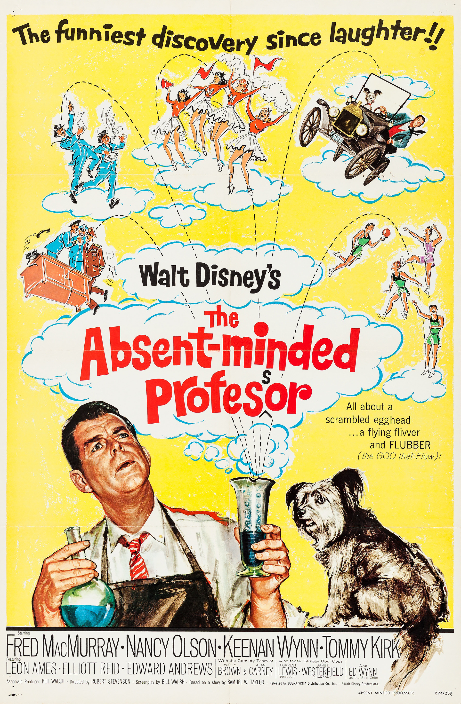 Mega Sized Movie Poster Image for The Absent-Minded Professor 