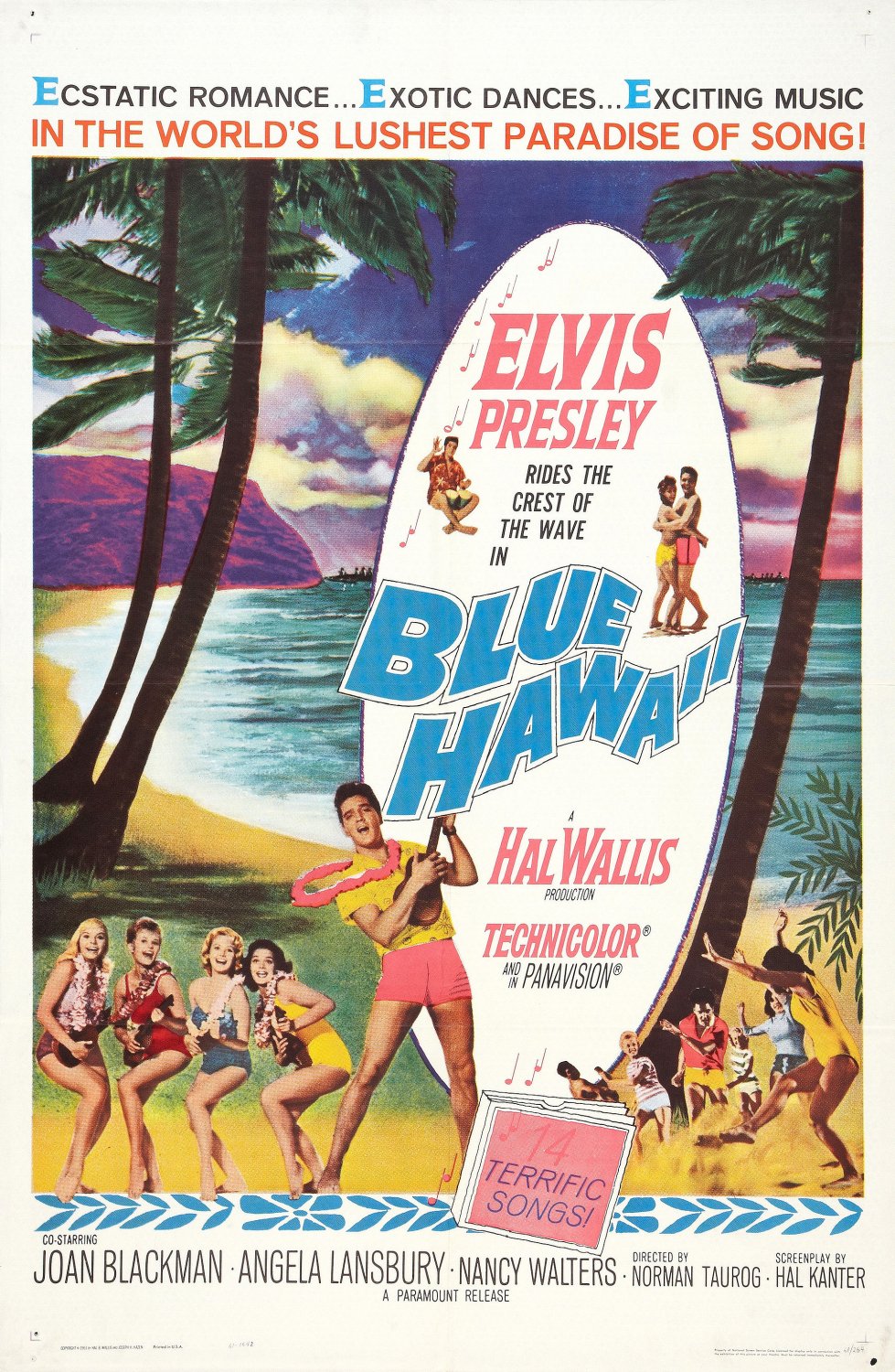 Extra Large Movie Poster Image for Blue Hawaii (#1 of 2)