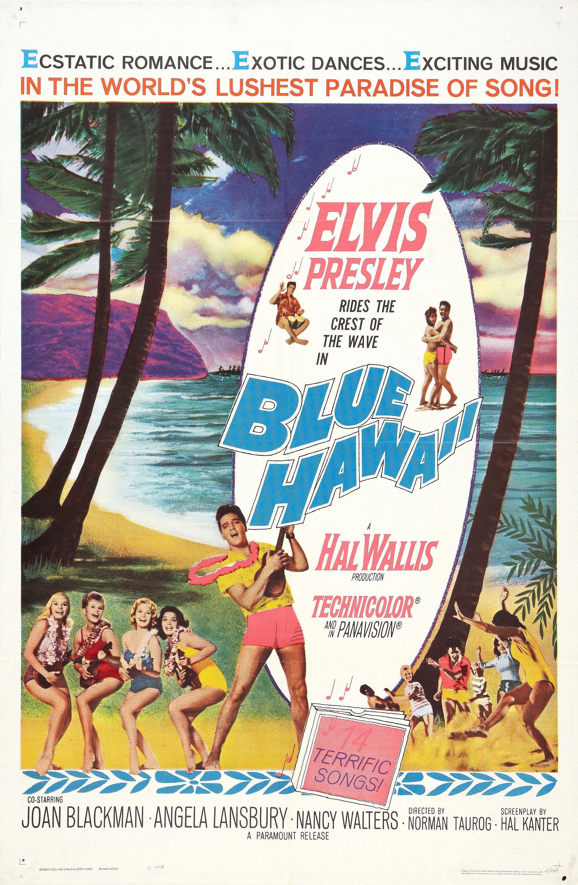 Mega Sized Movie Poster Image for Blue Hawaii (#1 of 2)