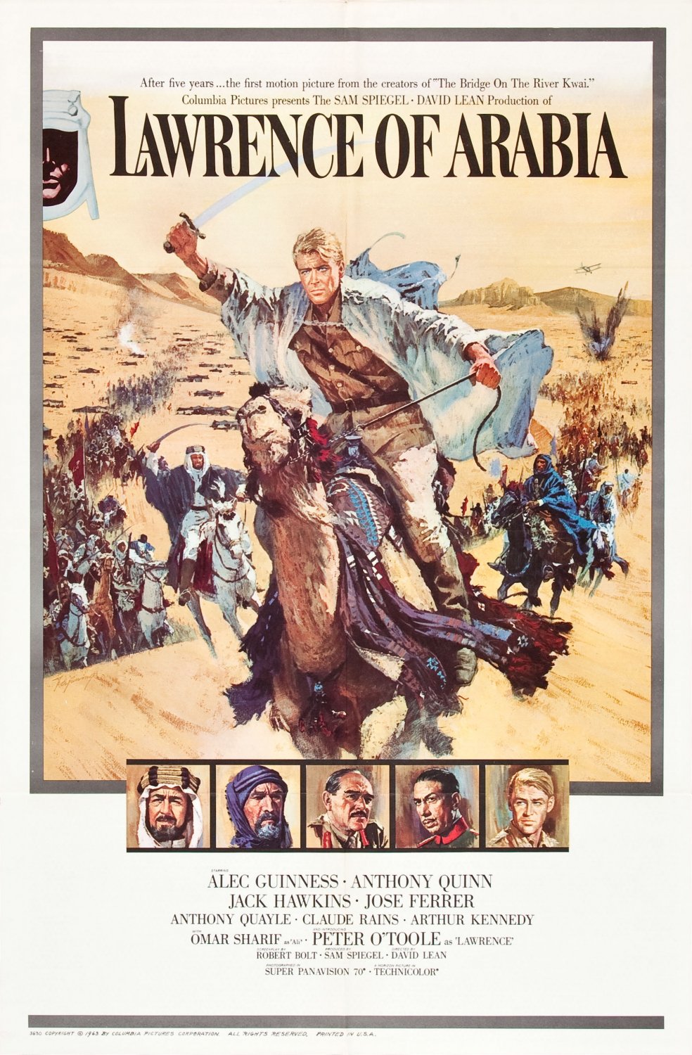 Extra Large Movie Poster Image for Lawrence of Arabia (#3 of 9)