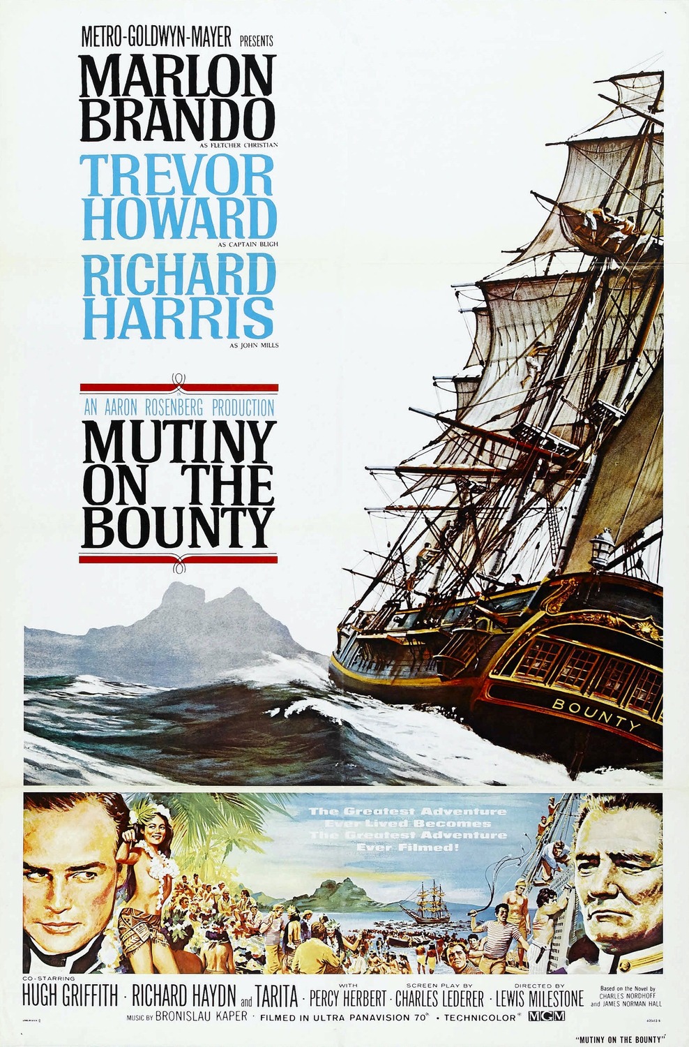 Extra Large Movie Poster Image for Mutiny on the Bounty (#1 of 16)