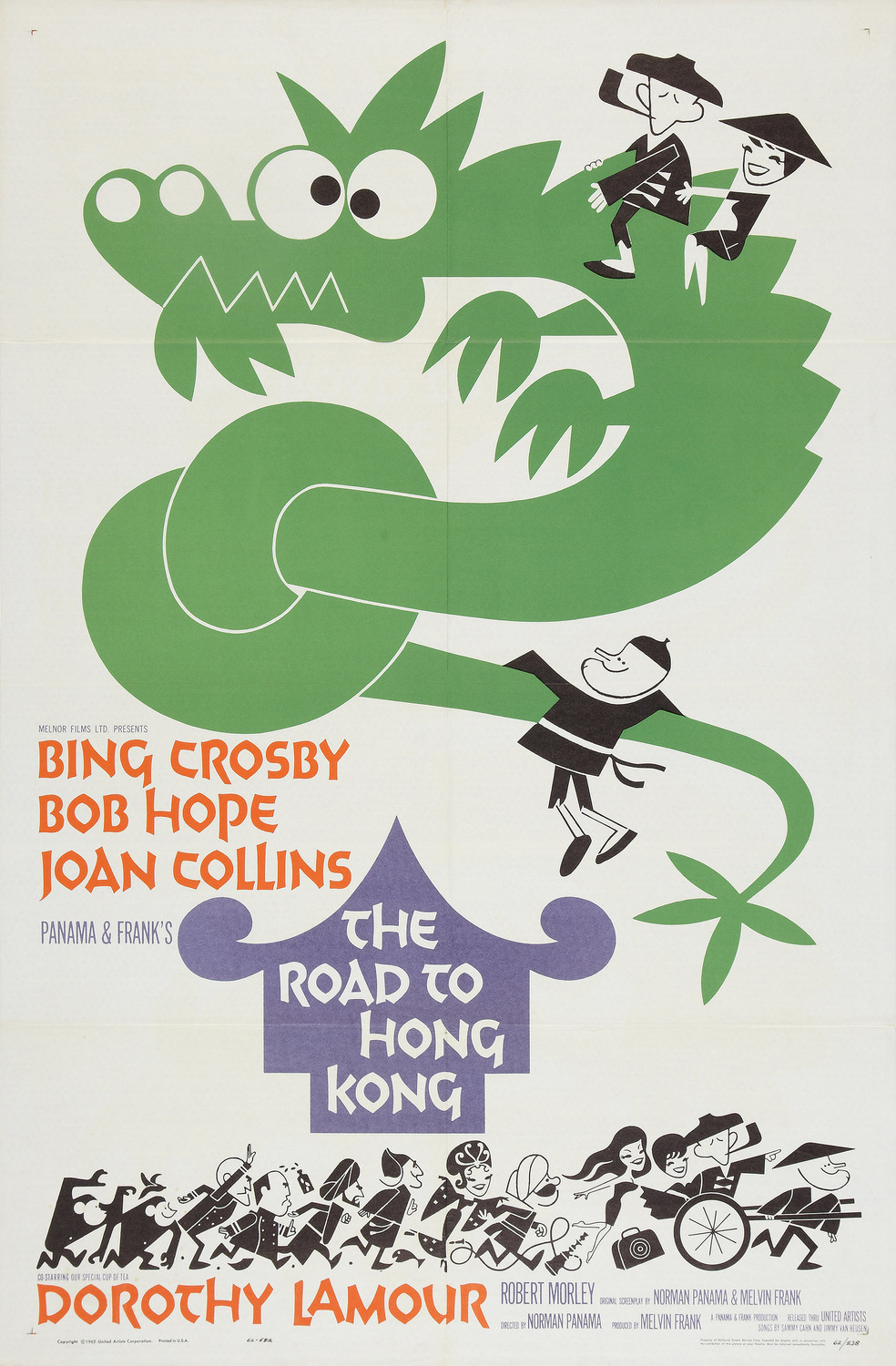 Extra Large Movie Poster Image for The Road to Hong Kong 
