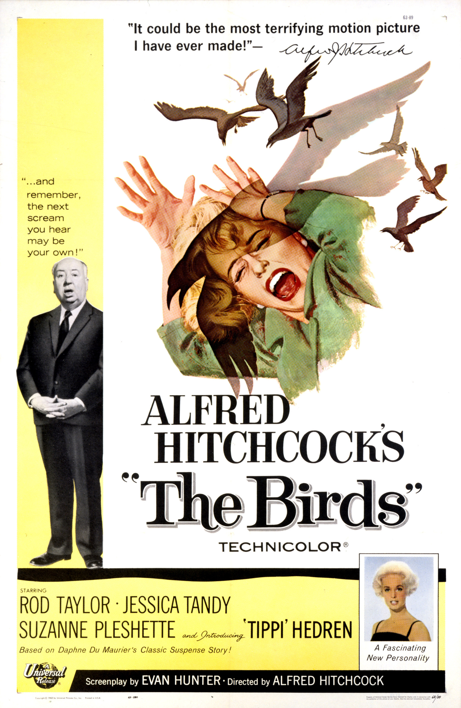 Mega Sized Movie Poster Image for The Birds (#1 of 6)