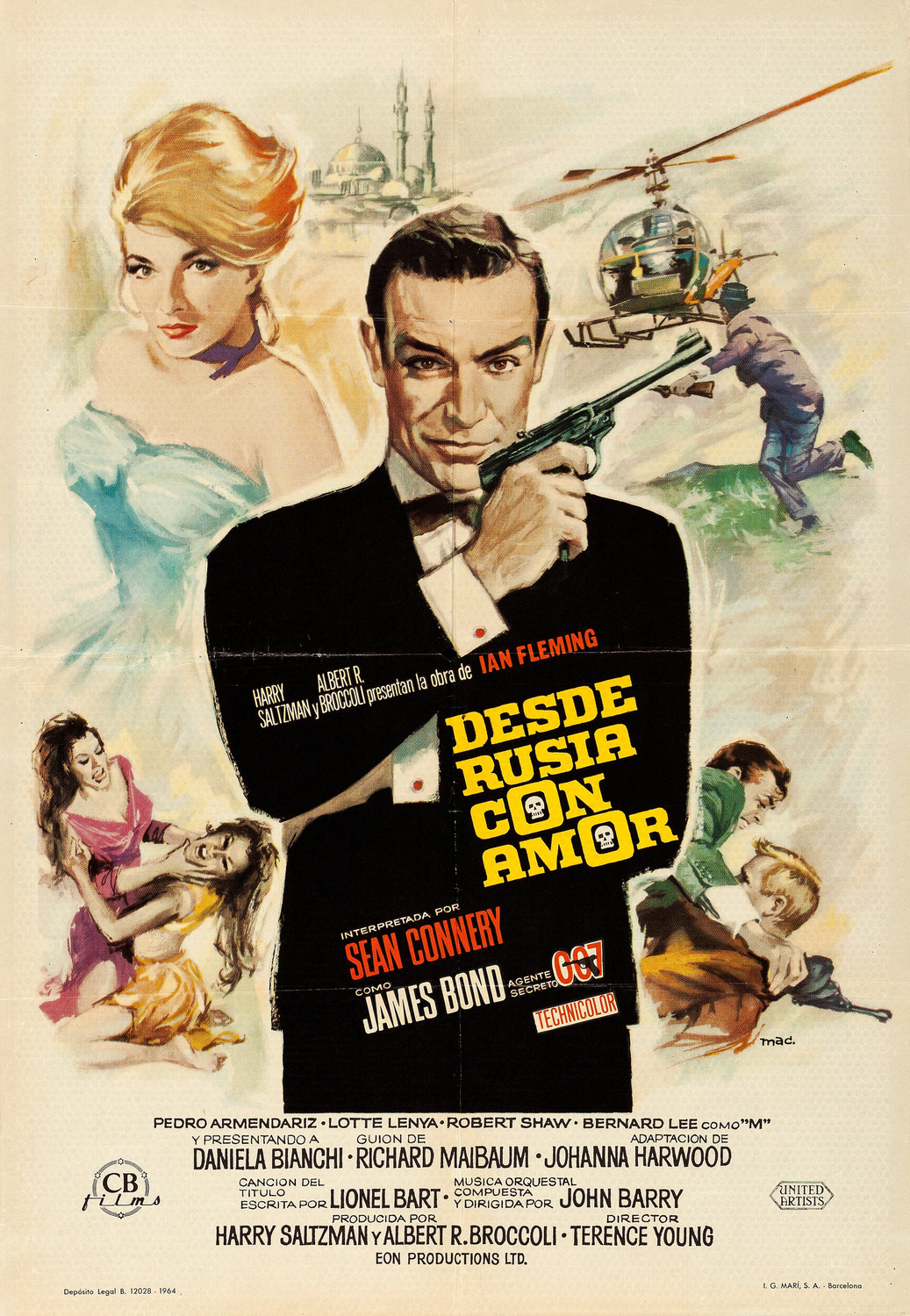 Extra Large Movie Poster Image for From Russia With Love (#11 of 15)