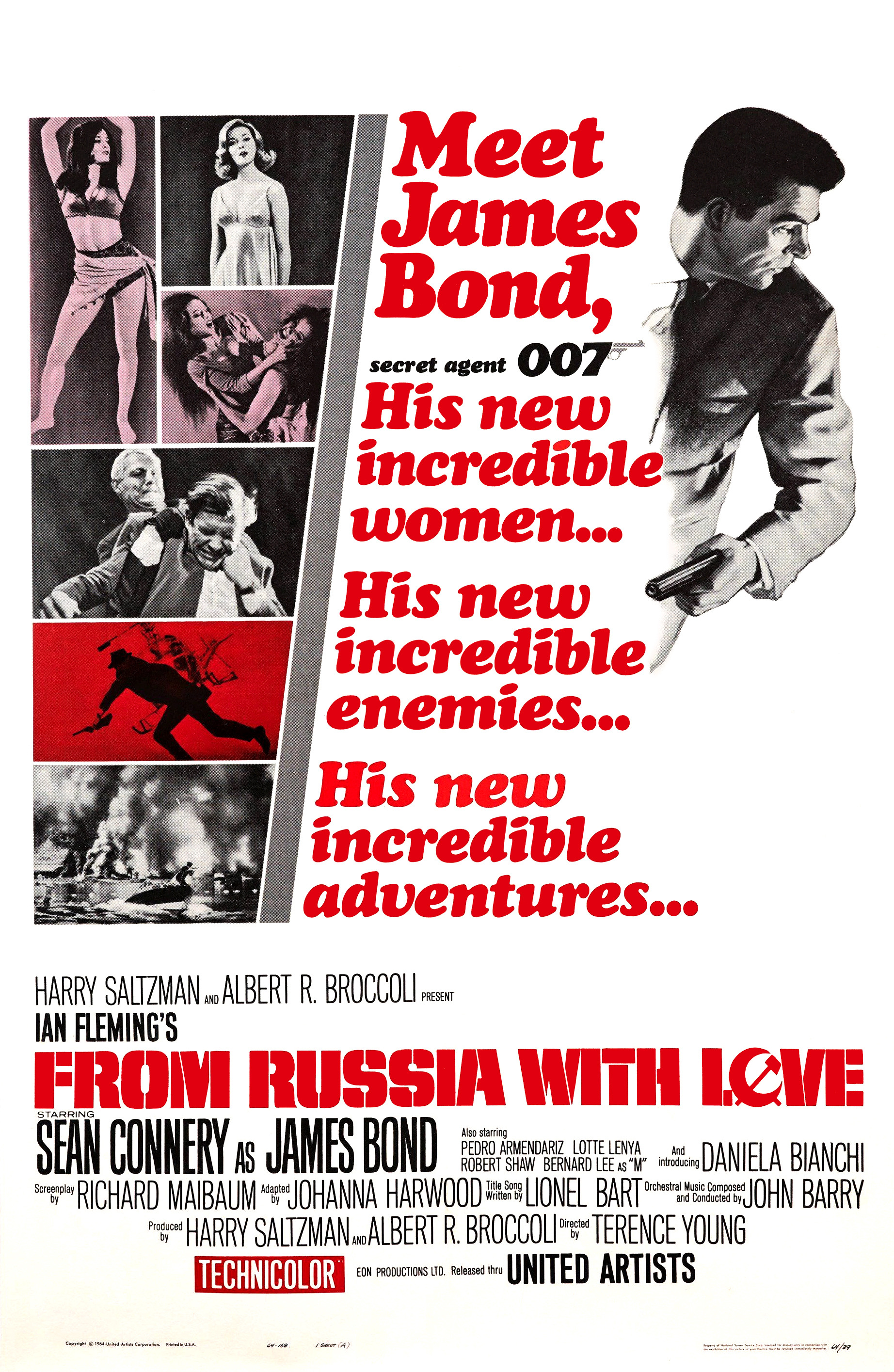 Mega Sized Movie Poster Image for From Russia With Love (#1 of 15)