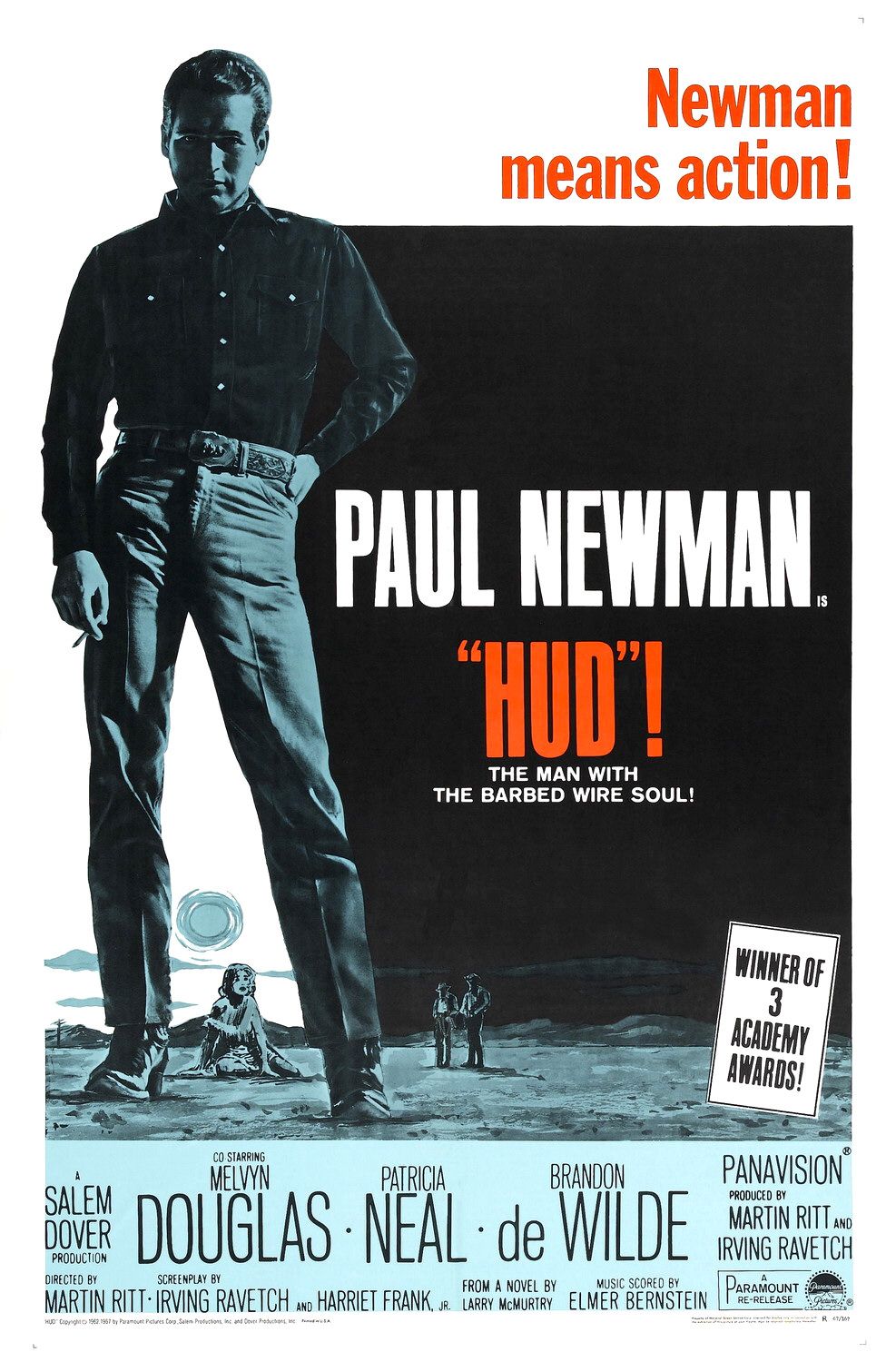 Extra Large Movie Poster Image for Hud (#1 of 5)