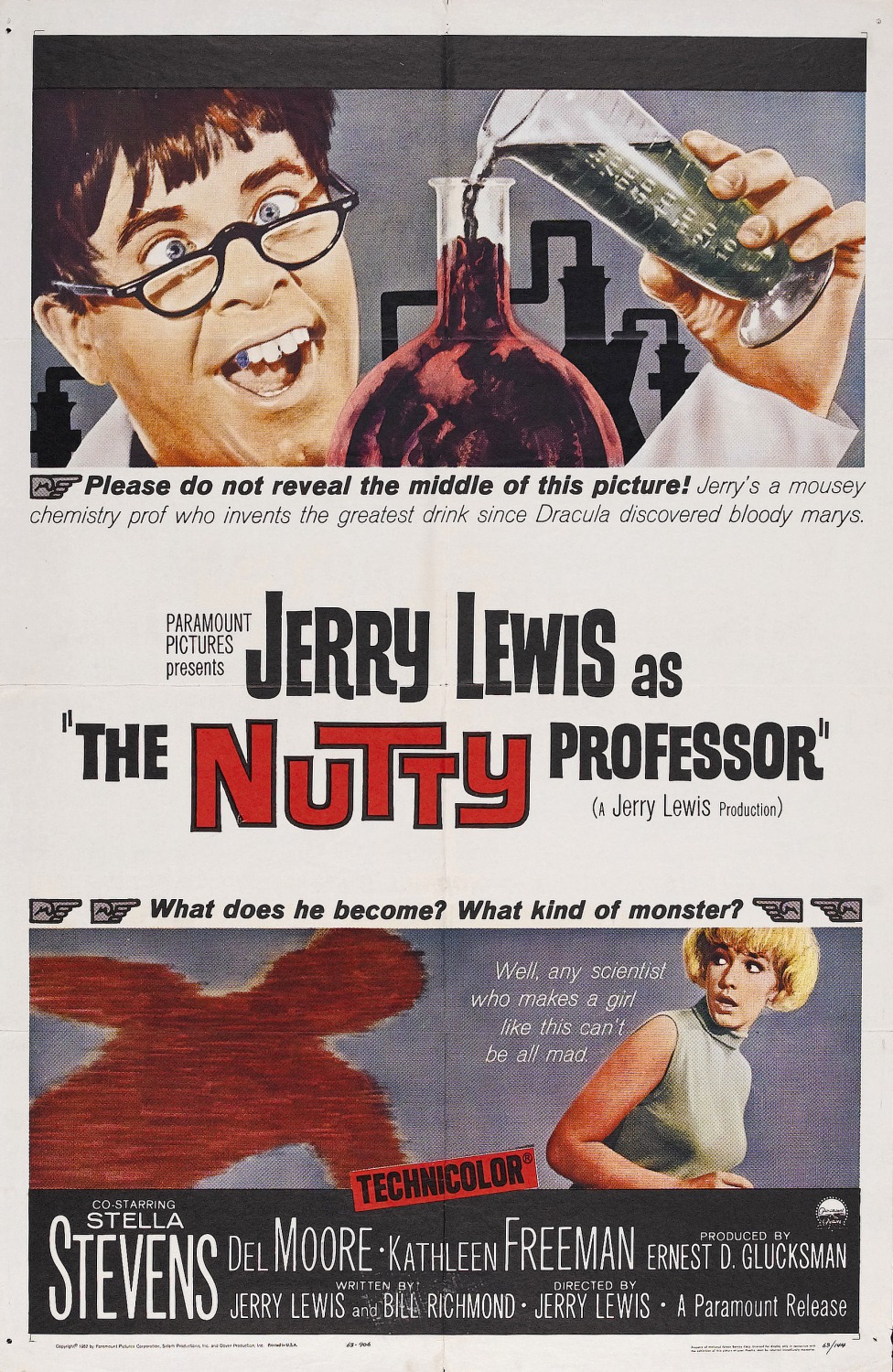 Extra Large Movie Poster Image for The Nutty Professor 