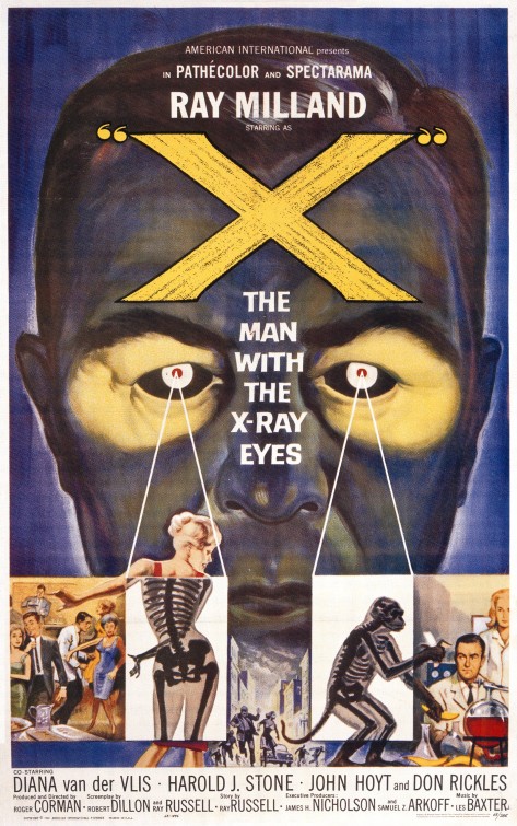 X: The Man with the X-Ray Eyes Movie Poster