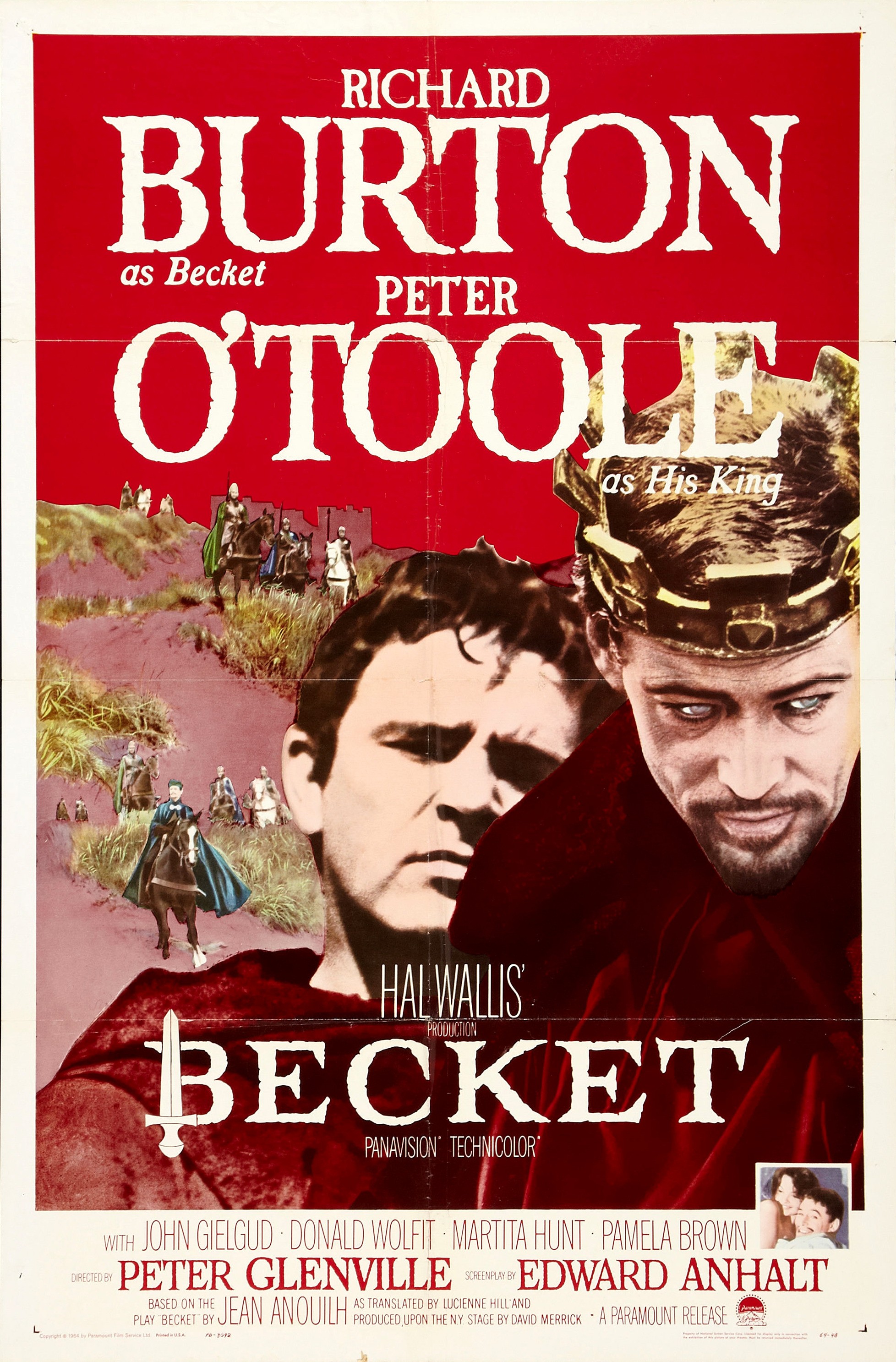 Mega Sized Movie Poster Image for Becket (#1 of 2)