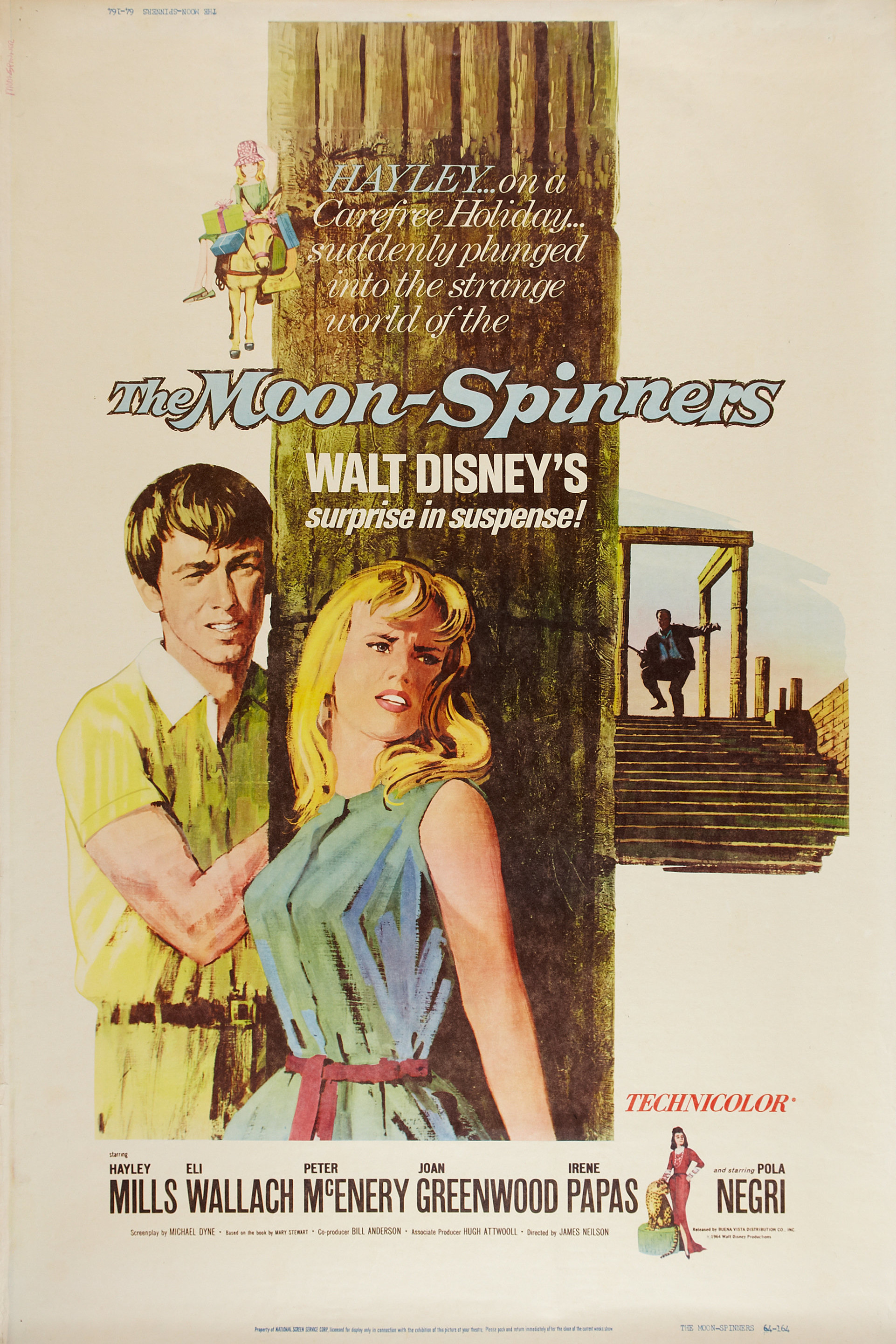 Mega Sized Movie Poster Image for The Moon-Spinners (#1 of 2)