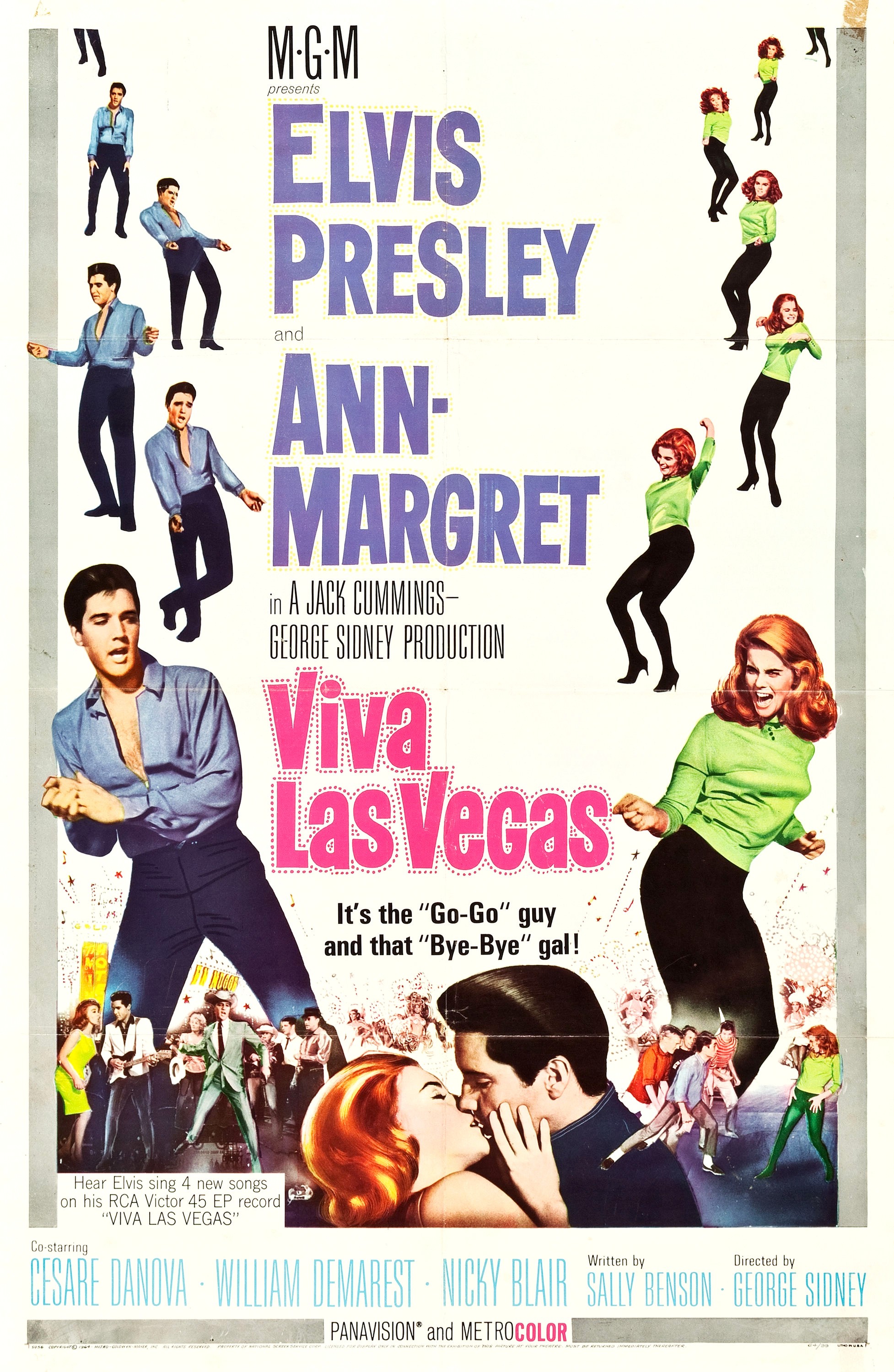 Mega Sized Movie Poster Image for Viva Las Vegas (#3 of 4)