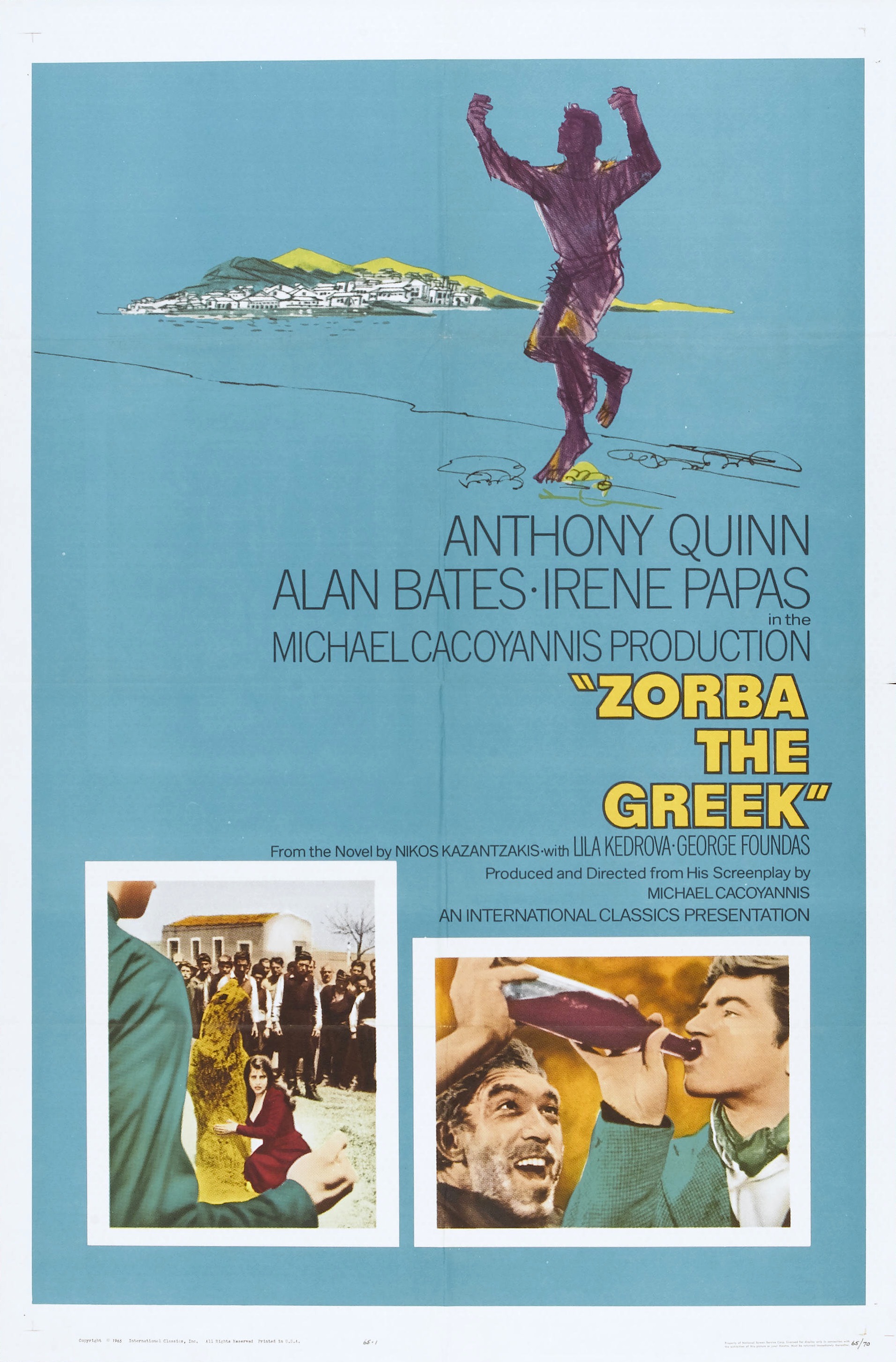 Mega Sized Movie Poster Image for Zorba the Greek (#1 of 6)