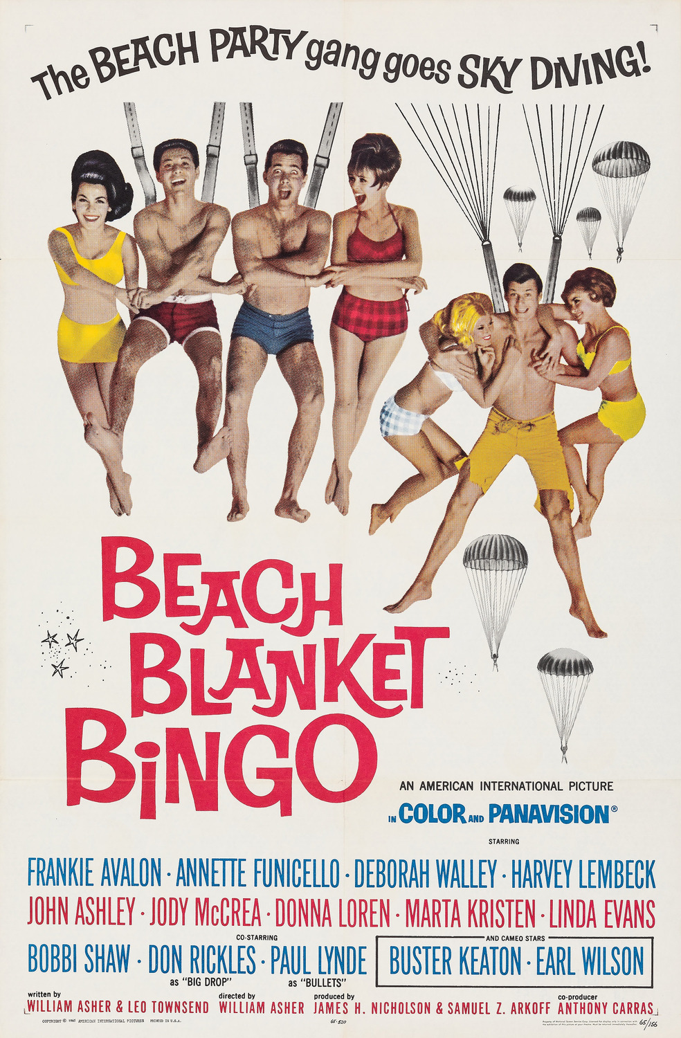 Extra Large Movie Poster Image for Beach Blanket Bingo (#1 of 2)