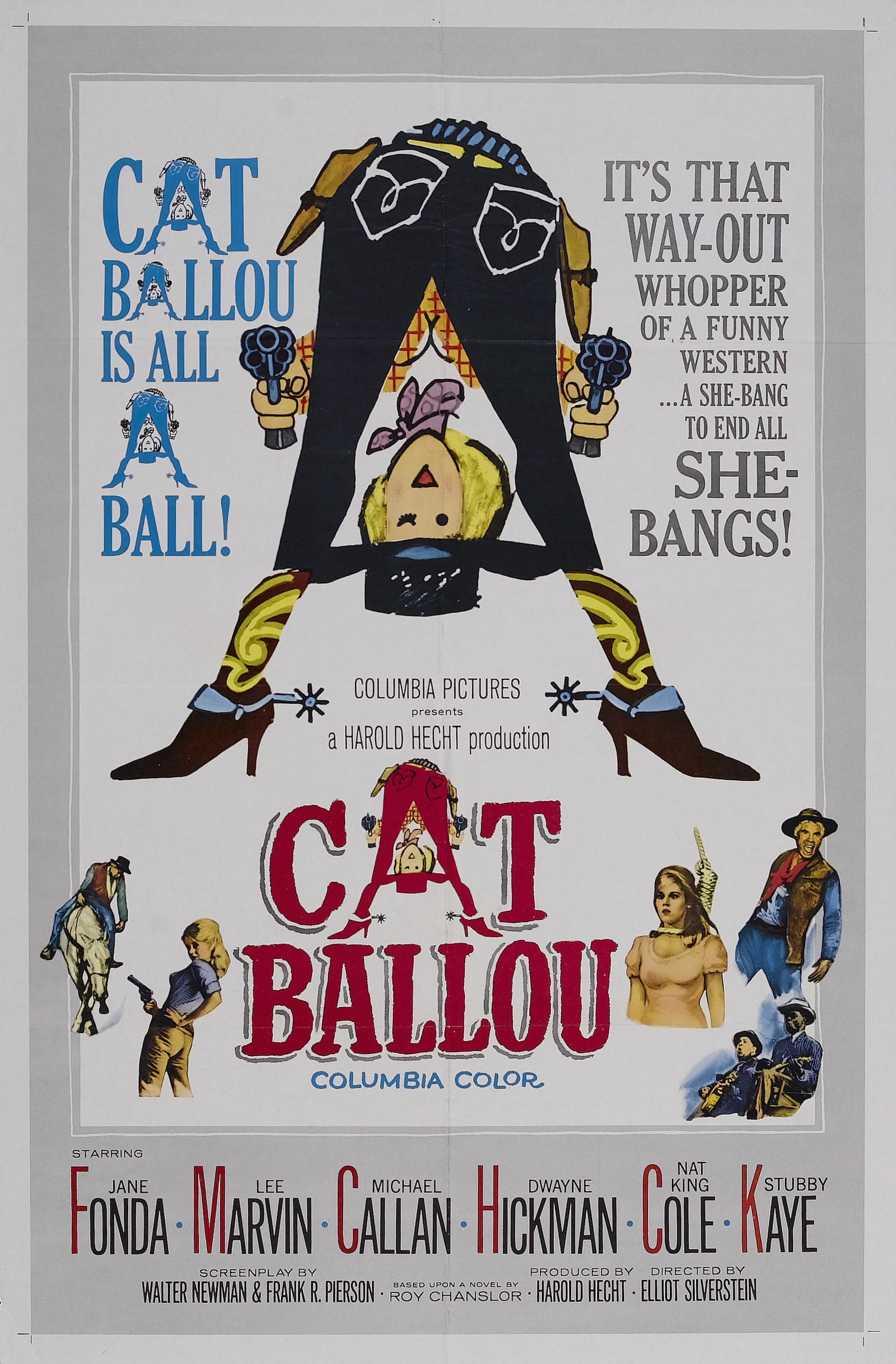Mega Sized Movie Poster Image for Cat Ballou (#1 of 7)