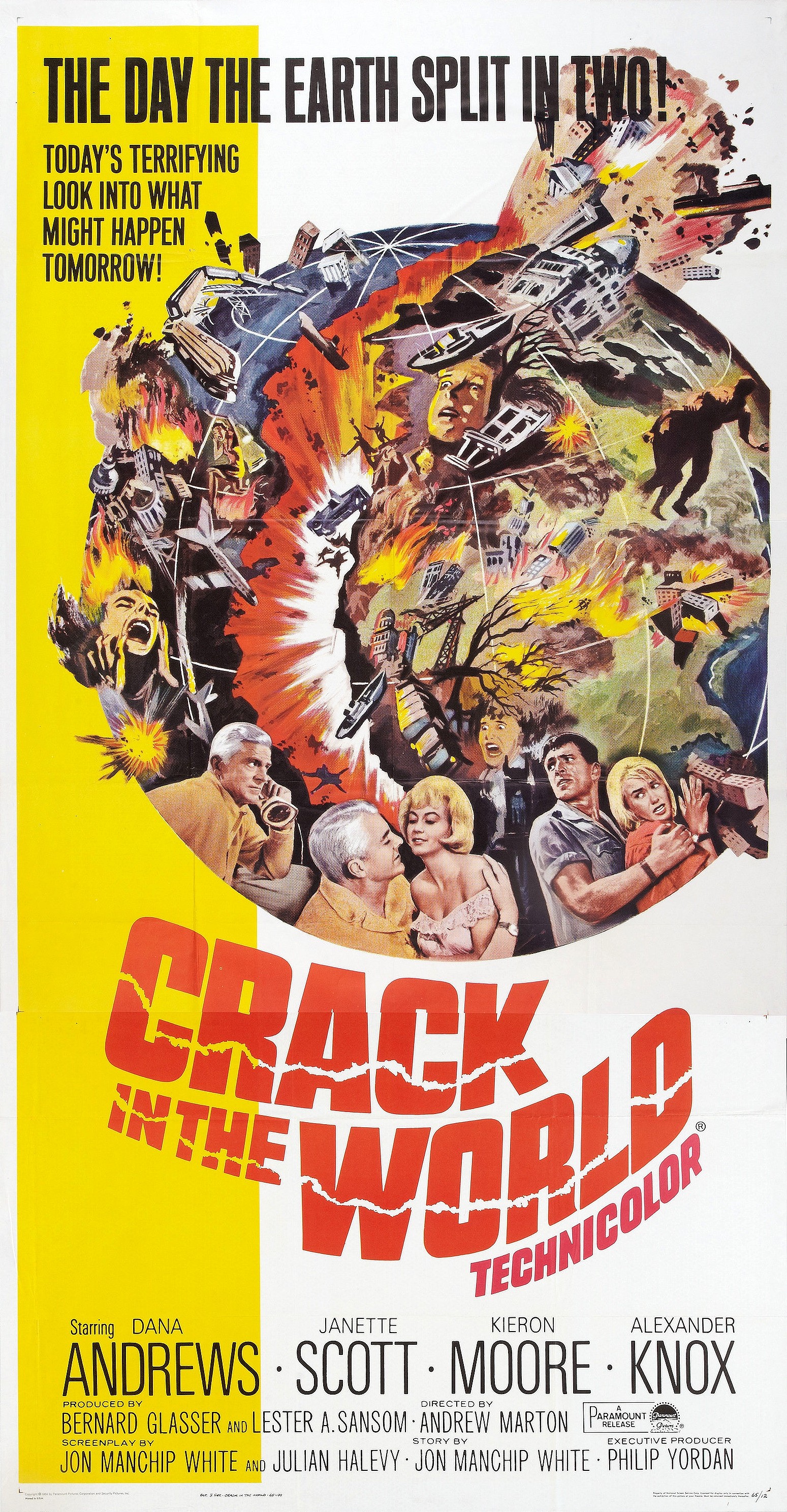 Mega Sized Movie Poster Image for Crack in the World (#1 of 3)