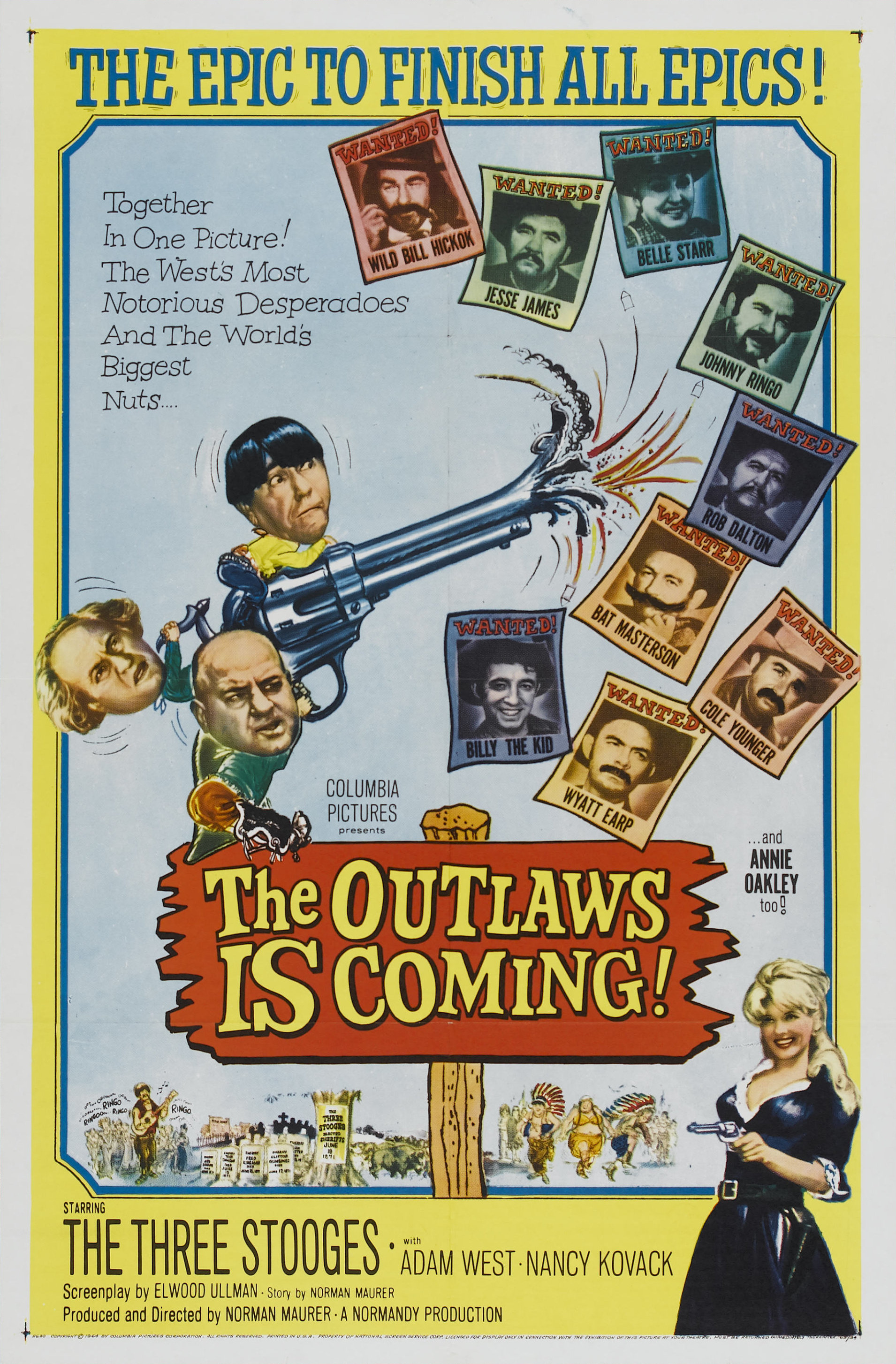 Mega Sized Movie Poster Image for The Outlaws Is Coming 