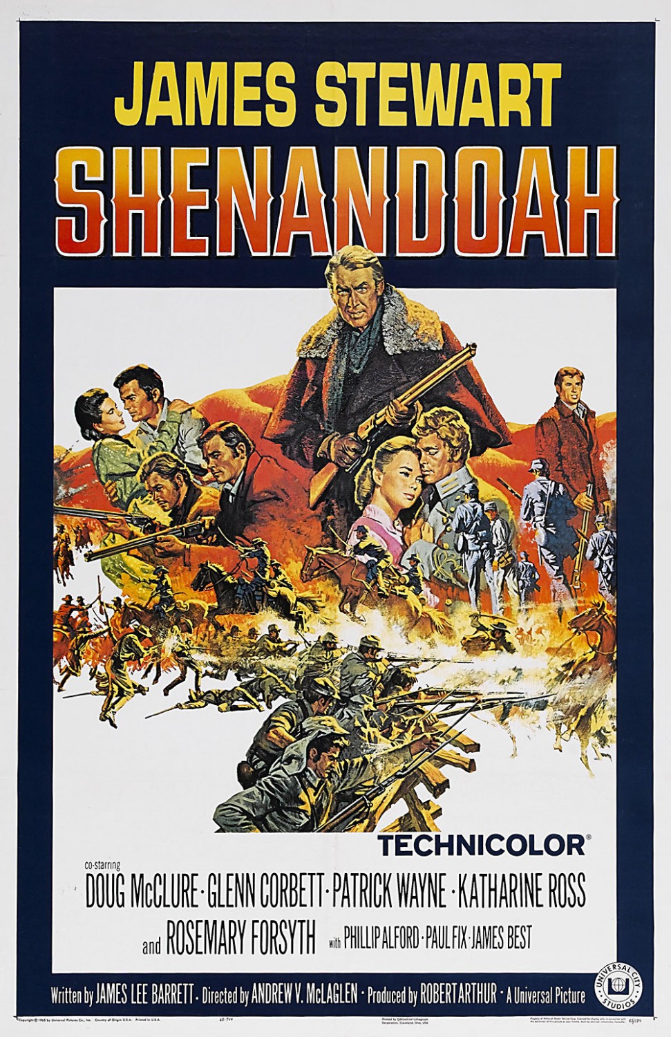 Extra Large Movie Poster Image for Shenandoah (#1 of 3)