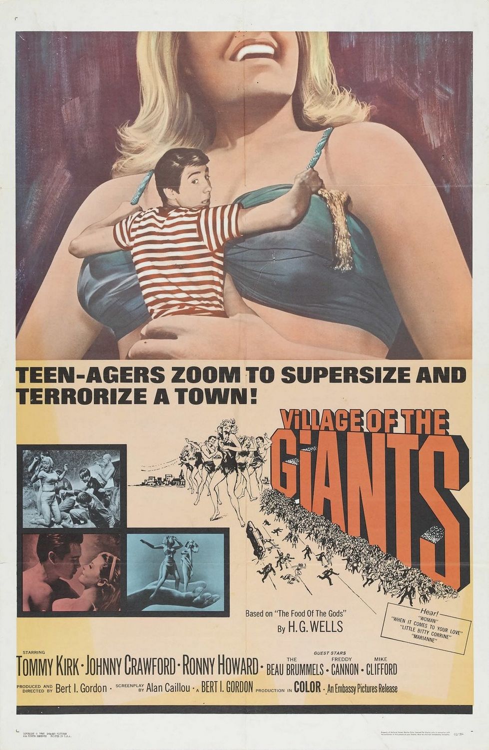 Extra Large Movie Poster Image for Village of the Giants 