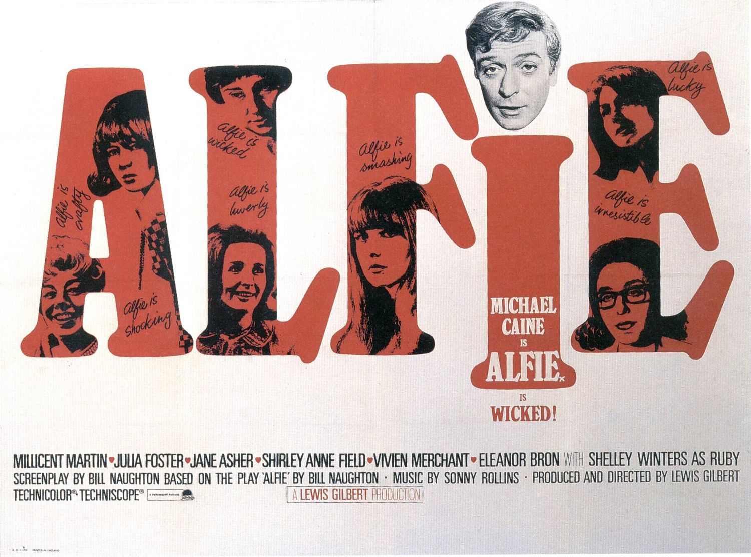 Extra Large Movie Poster Image for Alfie (#1 of 2)