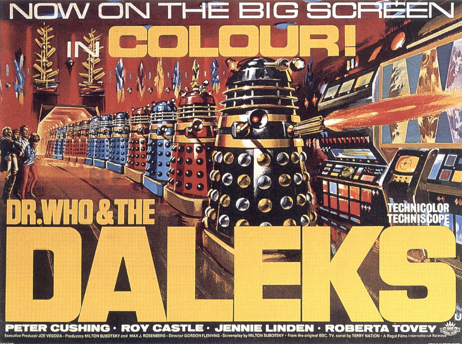 Extra Large Movie Poster Image for Dr. Who and the Daleks 