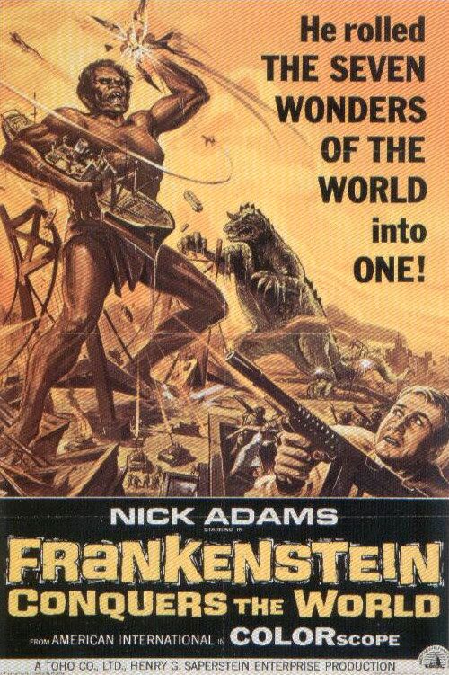 Frankenstein Conquers the World Movie Poster