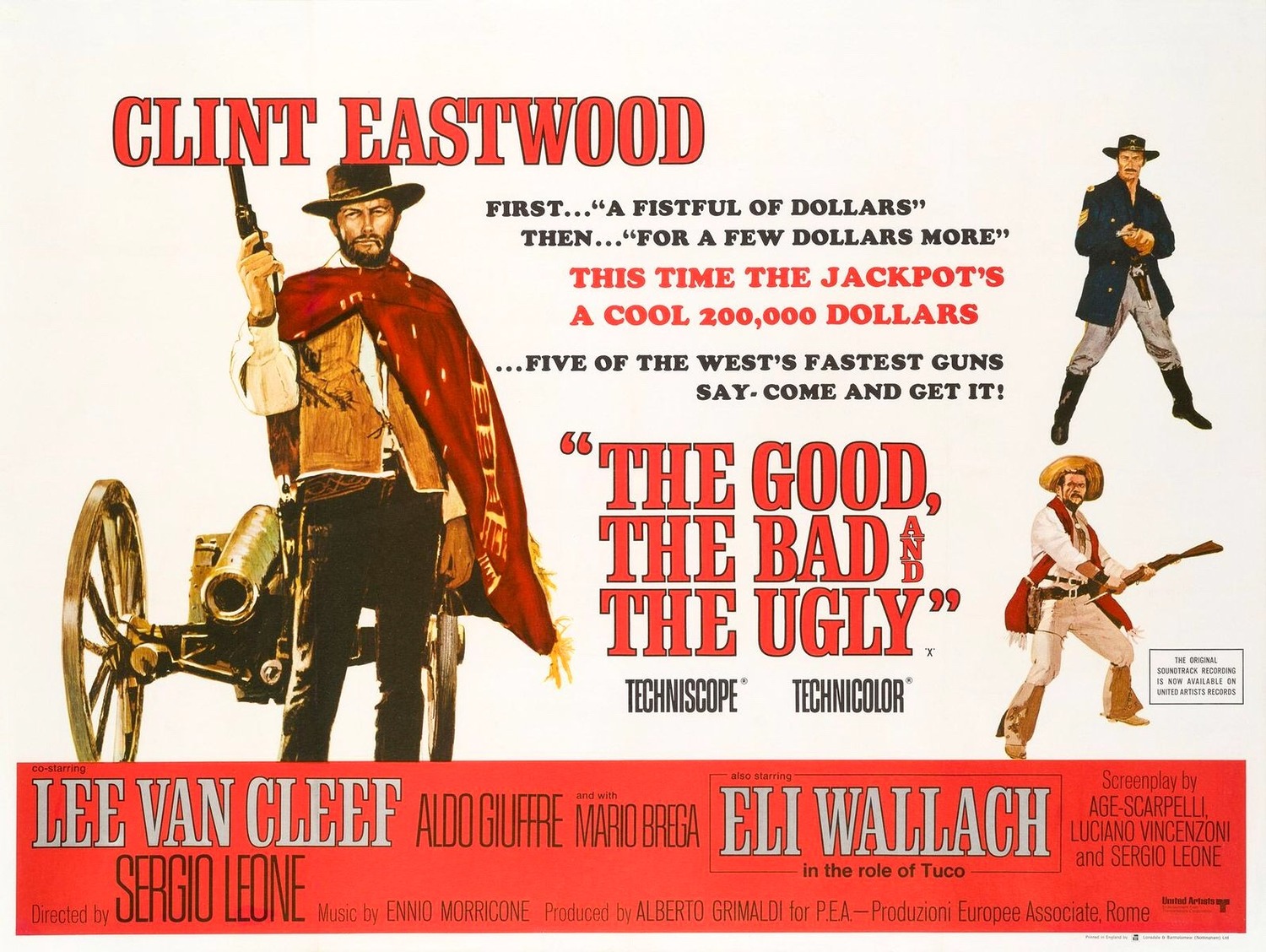 Extra Large Movie Poster Image for The Good, the Bad, and the Ugly (#5 of 5)