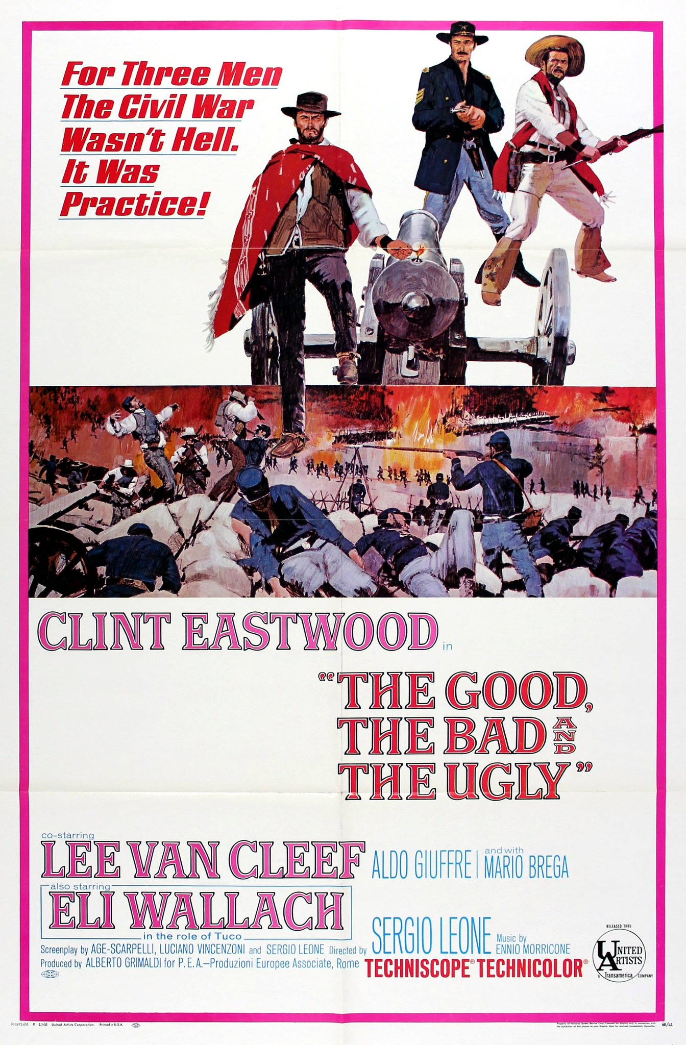 Mega Sized Movie Poster Image for The Good, the Bad, and the Ugly (#1 of 5)