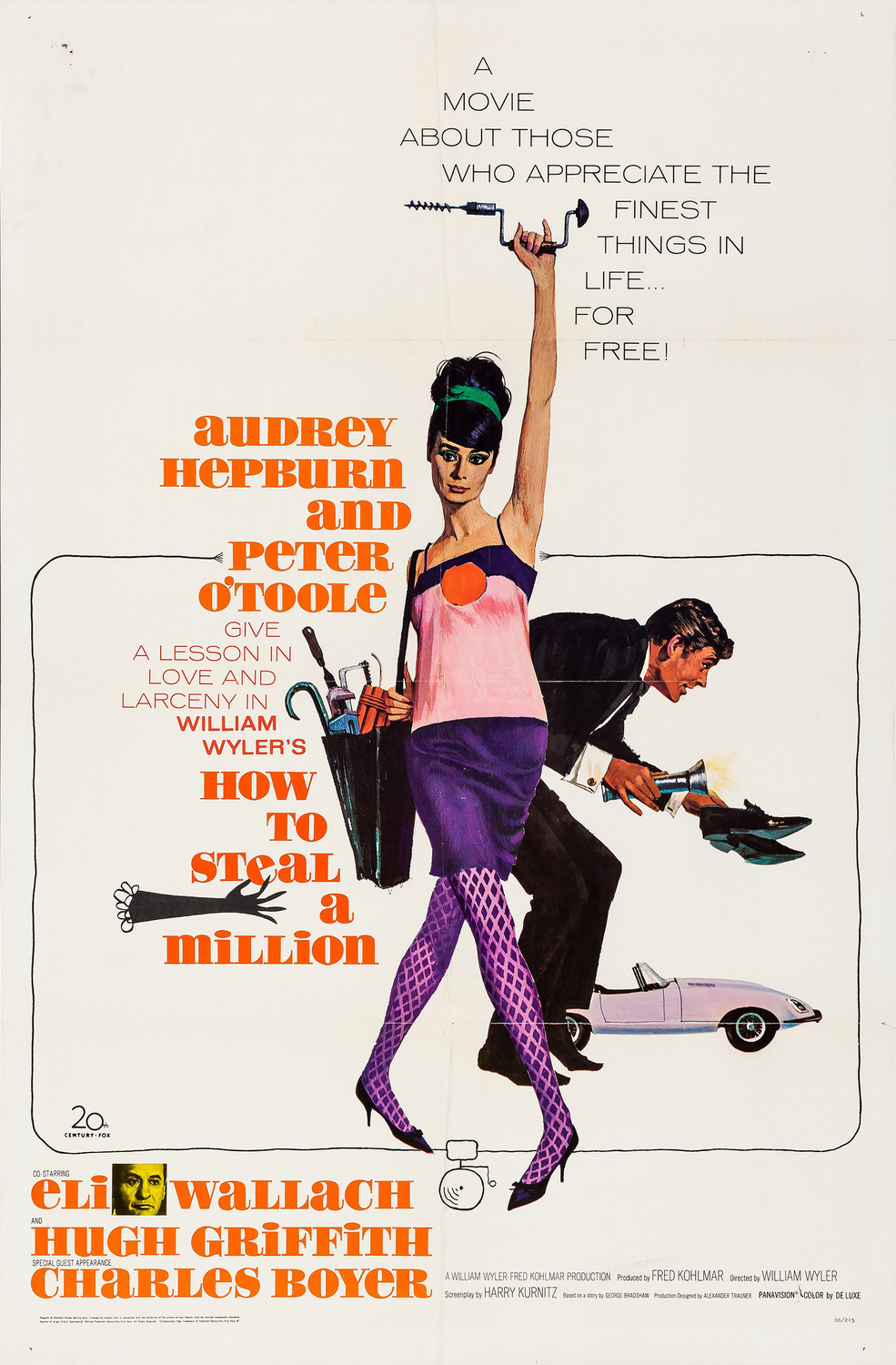 Extra Large Movie Poster Image for How to Steal a Million (#2 of 5)