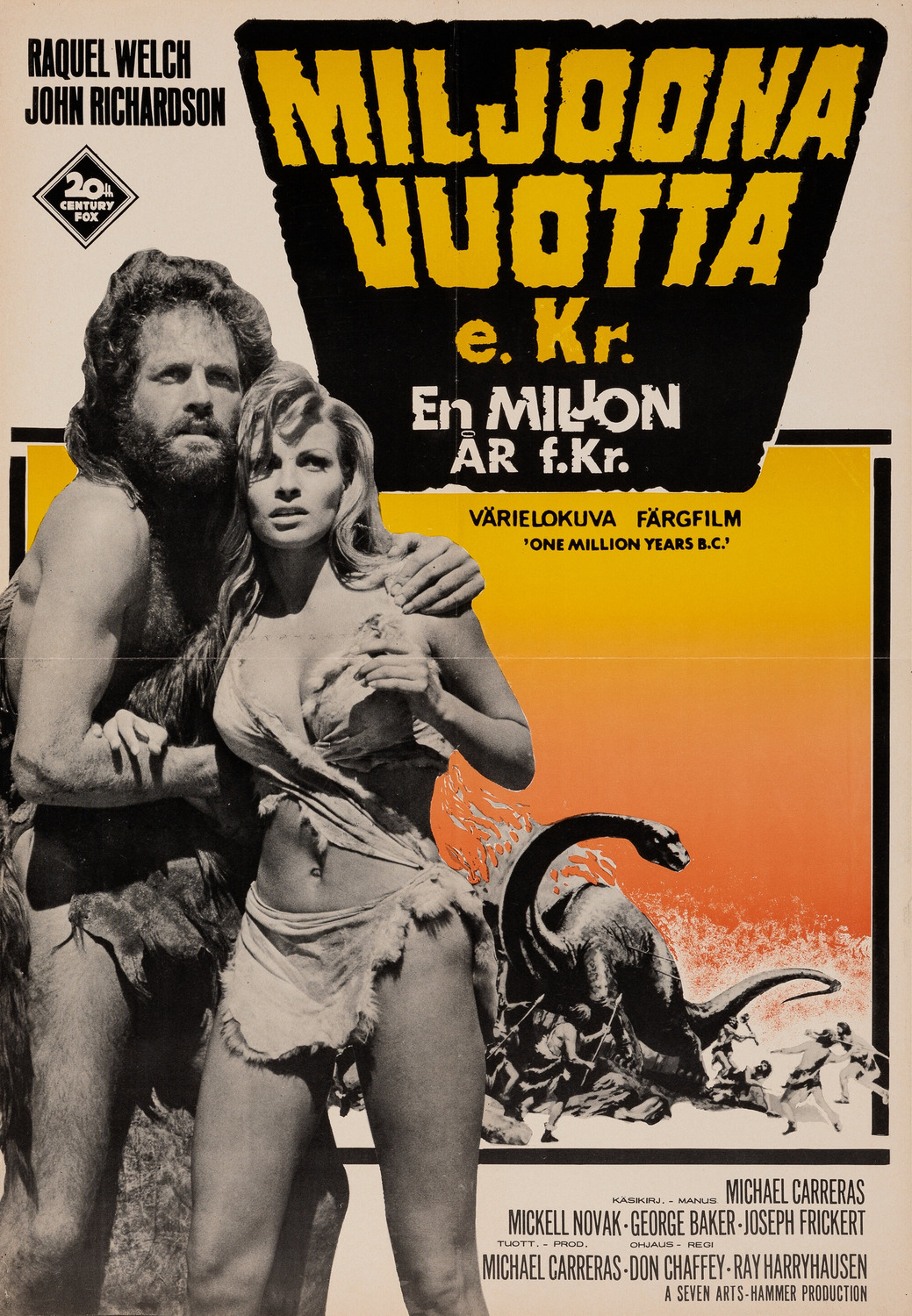 Extra Large Movie Poster Image for One Million Years B.C. (#11 of 12)
