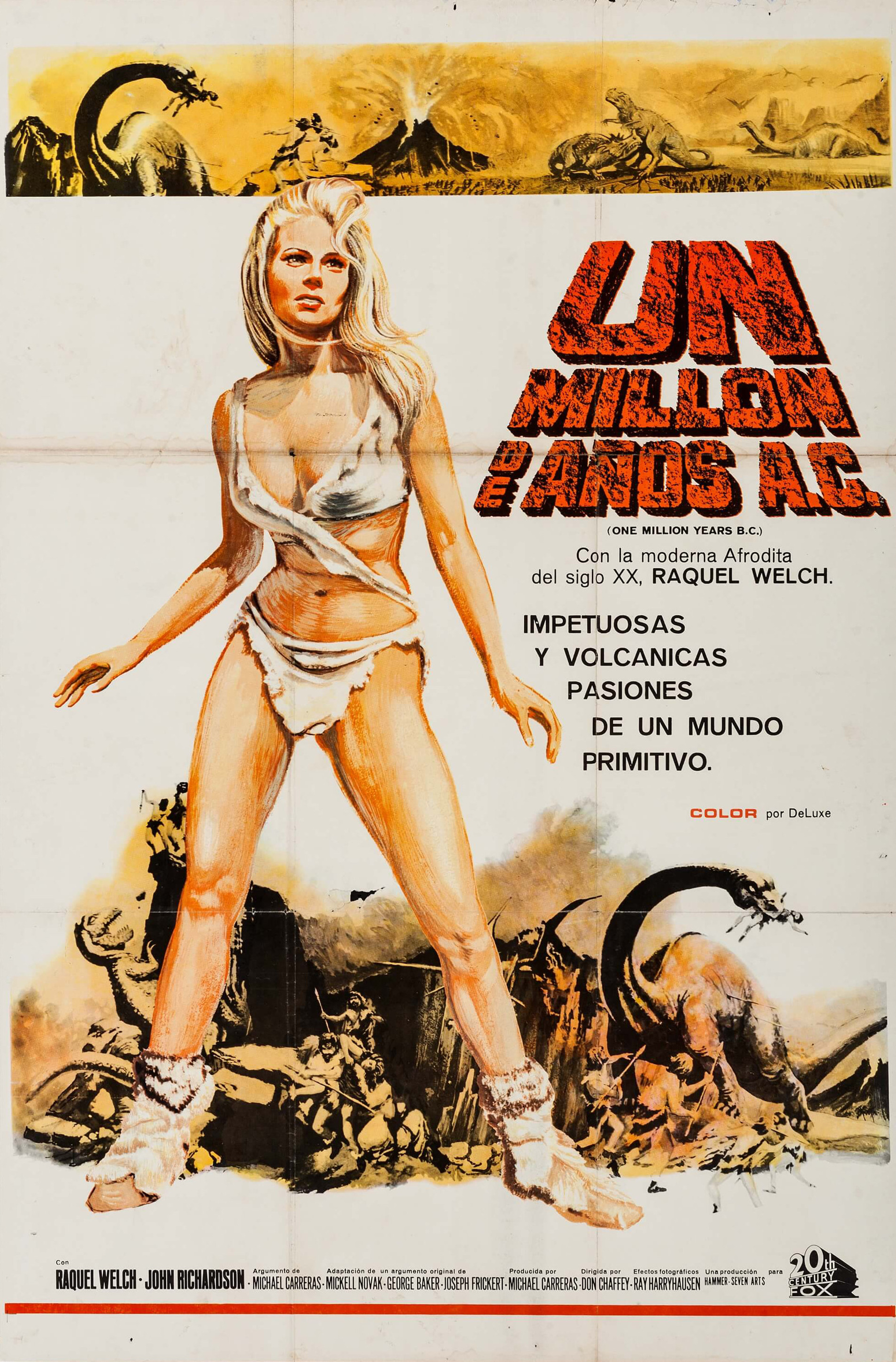 Mega Sized Movie Poster Image for One Million Years B.C. (#8 of 12)