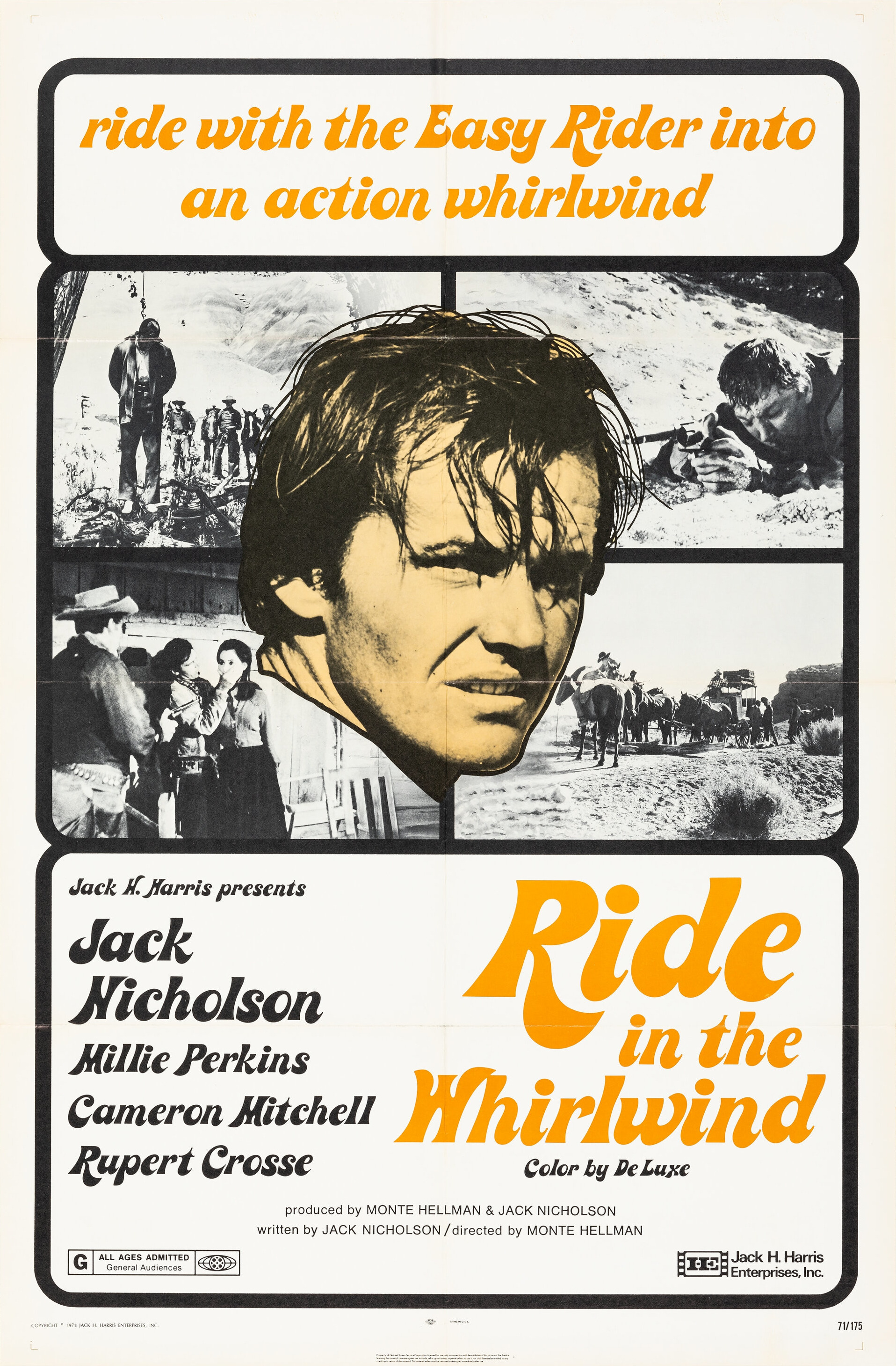 Mega Sized Movie Poster Image for Ride in the Whirlwind 