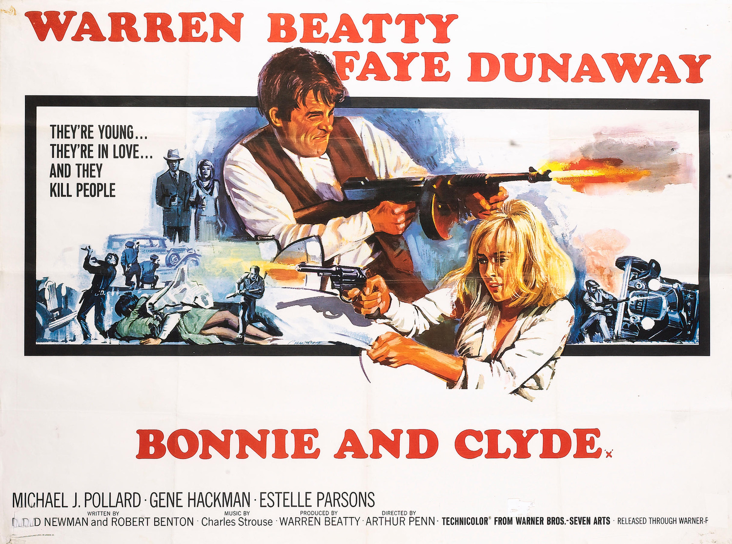 Extra Large Movie Poster Image for Bonnie and Clyde (#7 of 7)