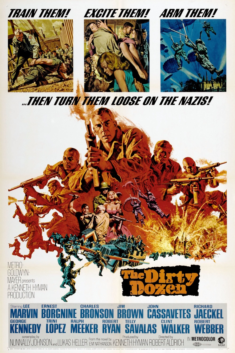 Extra Large Movie Poster Image for The Dirty Dozen 