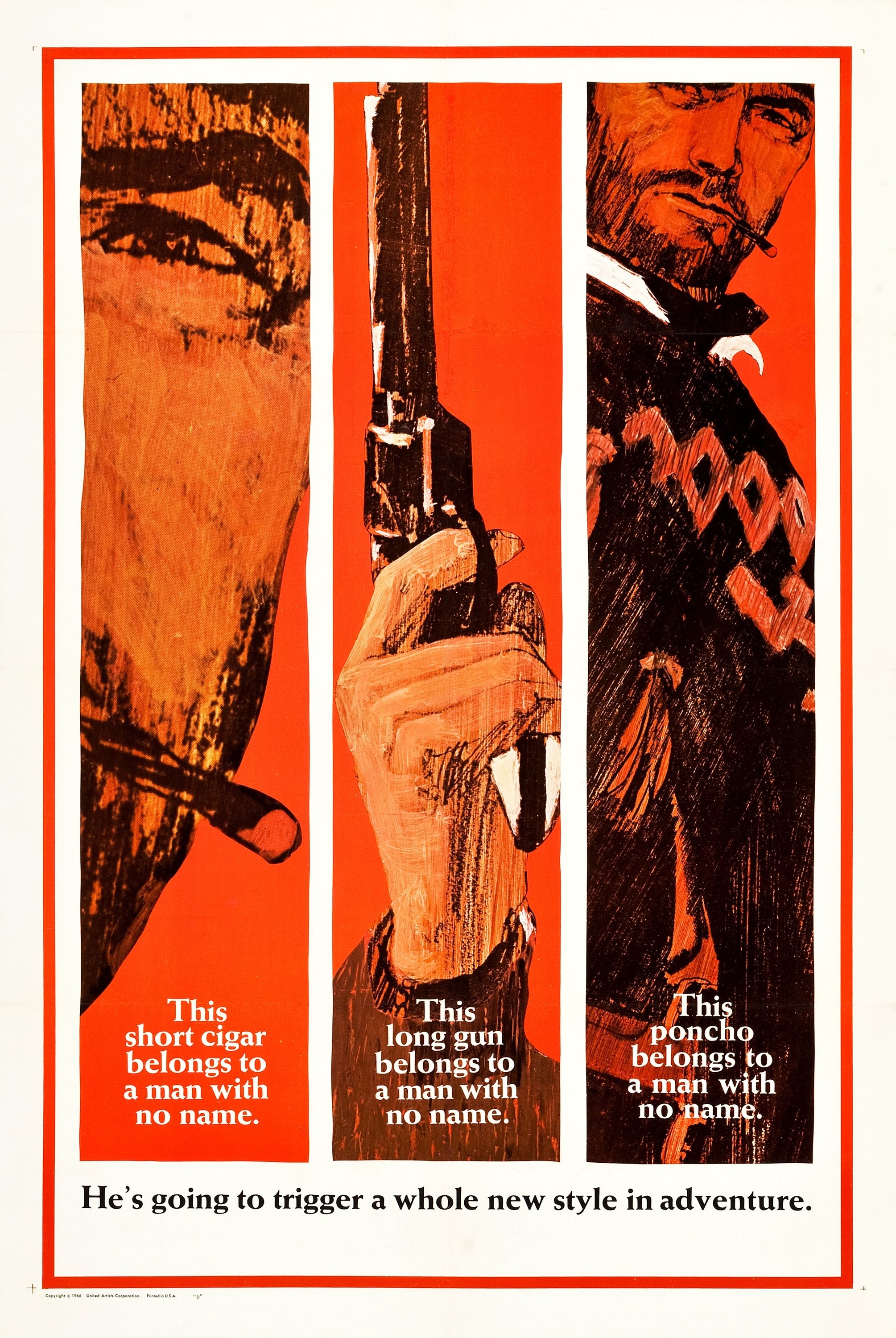 Mega Sized Movie Poster Image for A Fistful of Dollars (#1 of 3)