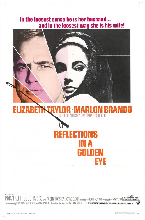 Reflections in a Golden Eye Movie Poster
