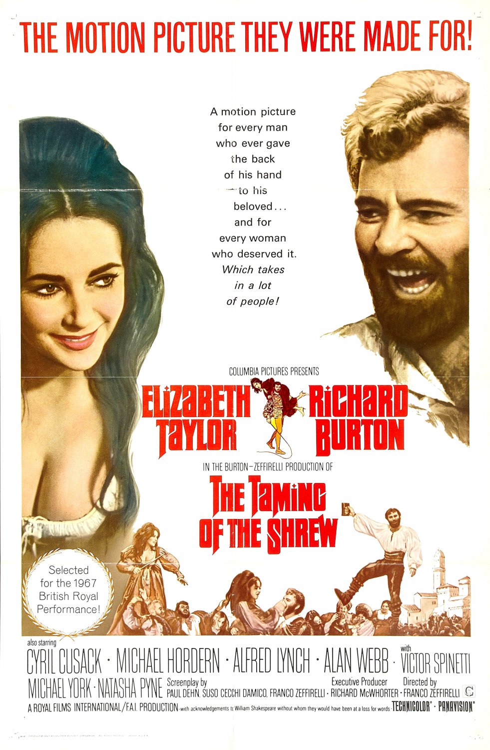 Extra Large Movie Poster Image for The Taming of the Shrew (#1 of 2)