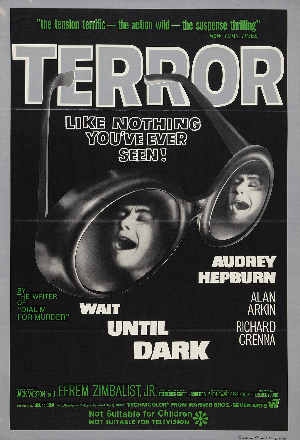 Extra Large Movie Poster Image for Wait Until Dark (#4 of 8)