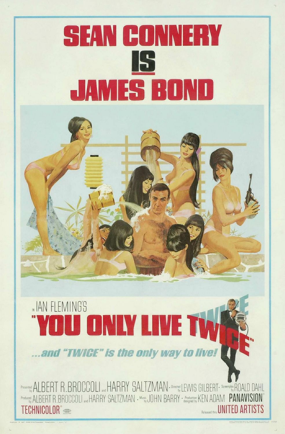 Extra Large Movie Poster Image for You Only Live Twice (#1 of 4)