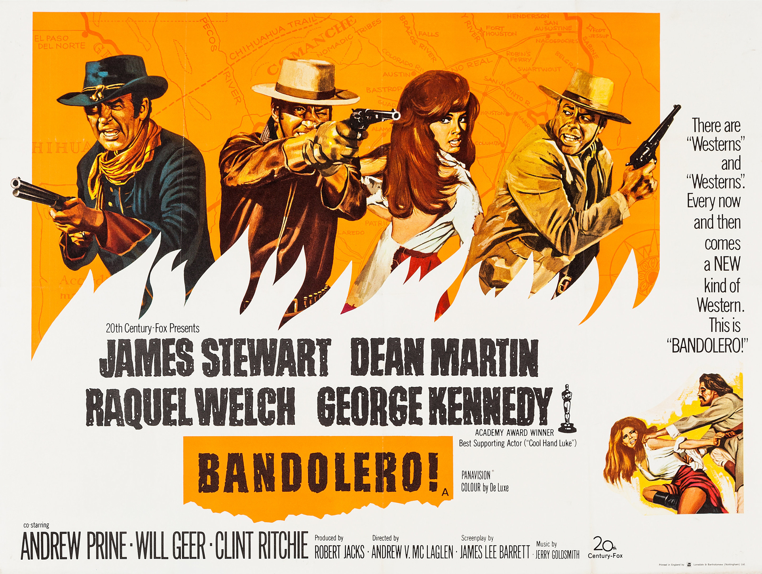 Mega Sized Movie Poster Image for Bandolero! (#3 of 9)