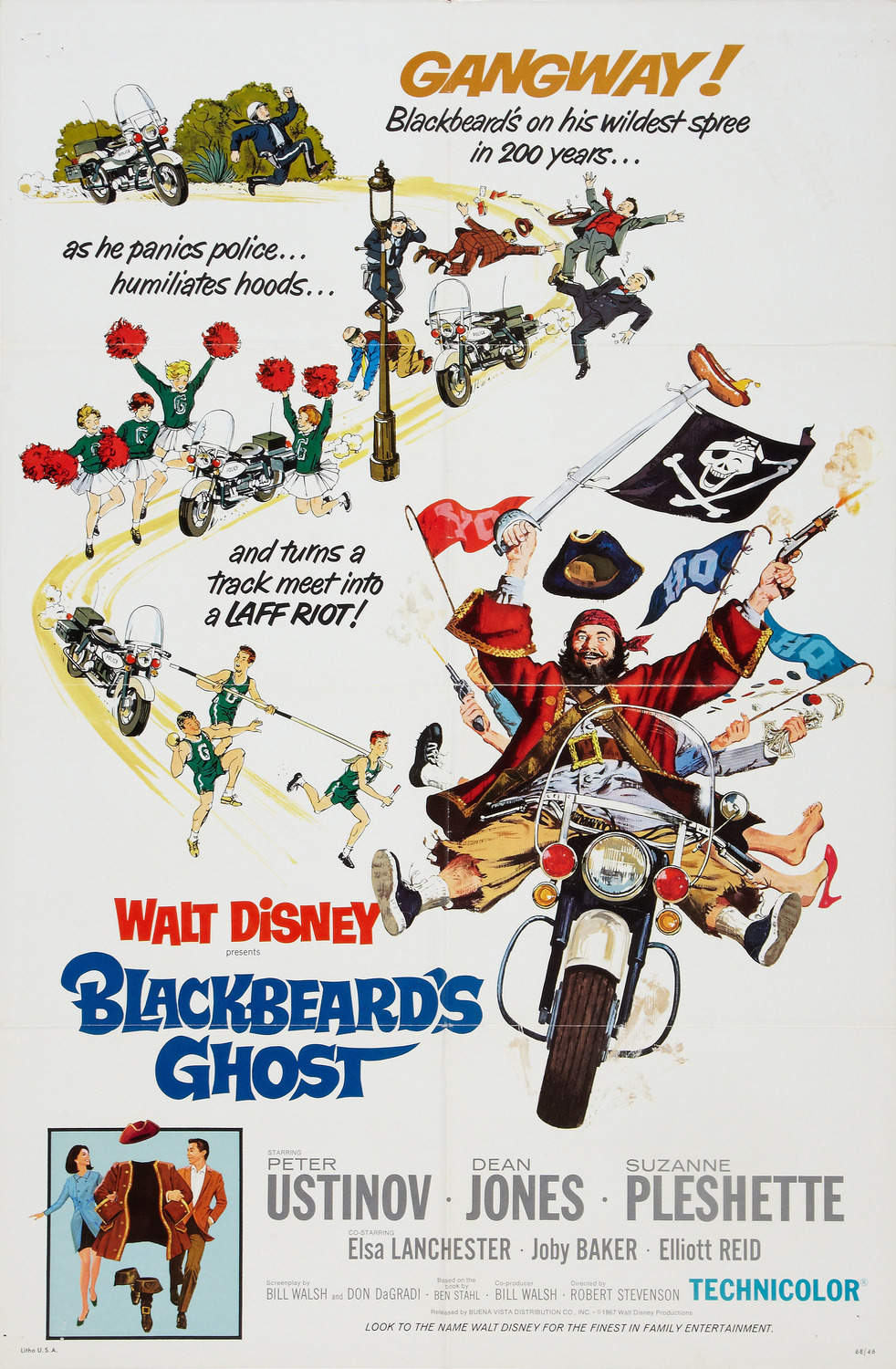 Extra Large Movie Poster Image for Blackbeard's Ghost (#1 of 3)